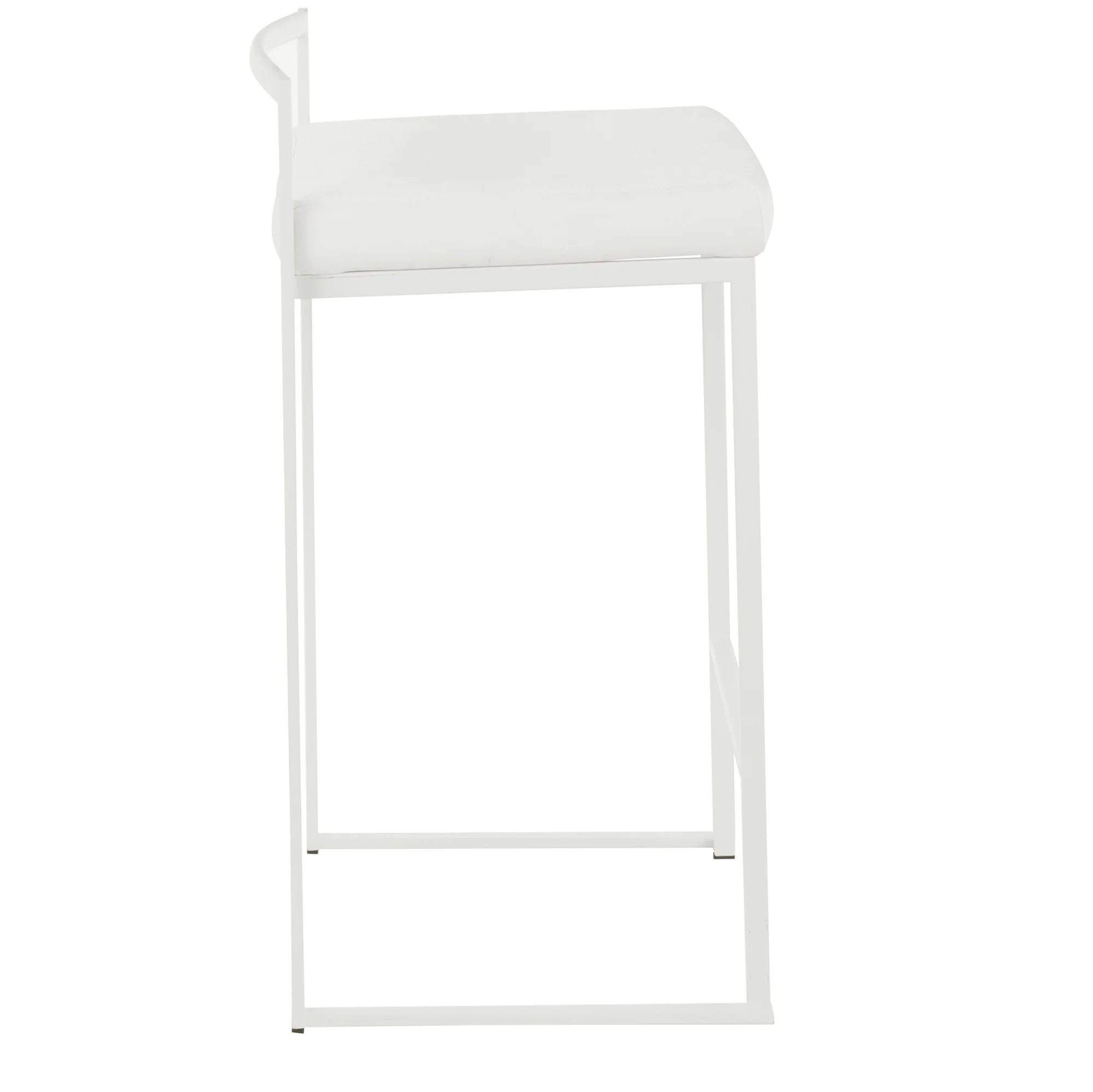 Fuji Stacker Counter Stool - Set of 2 By LumiSource - B26-FUJI W+VW2 - Image 4