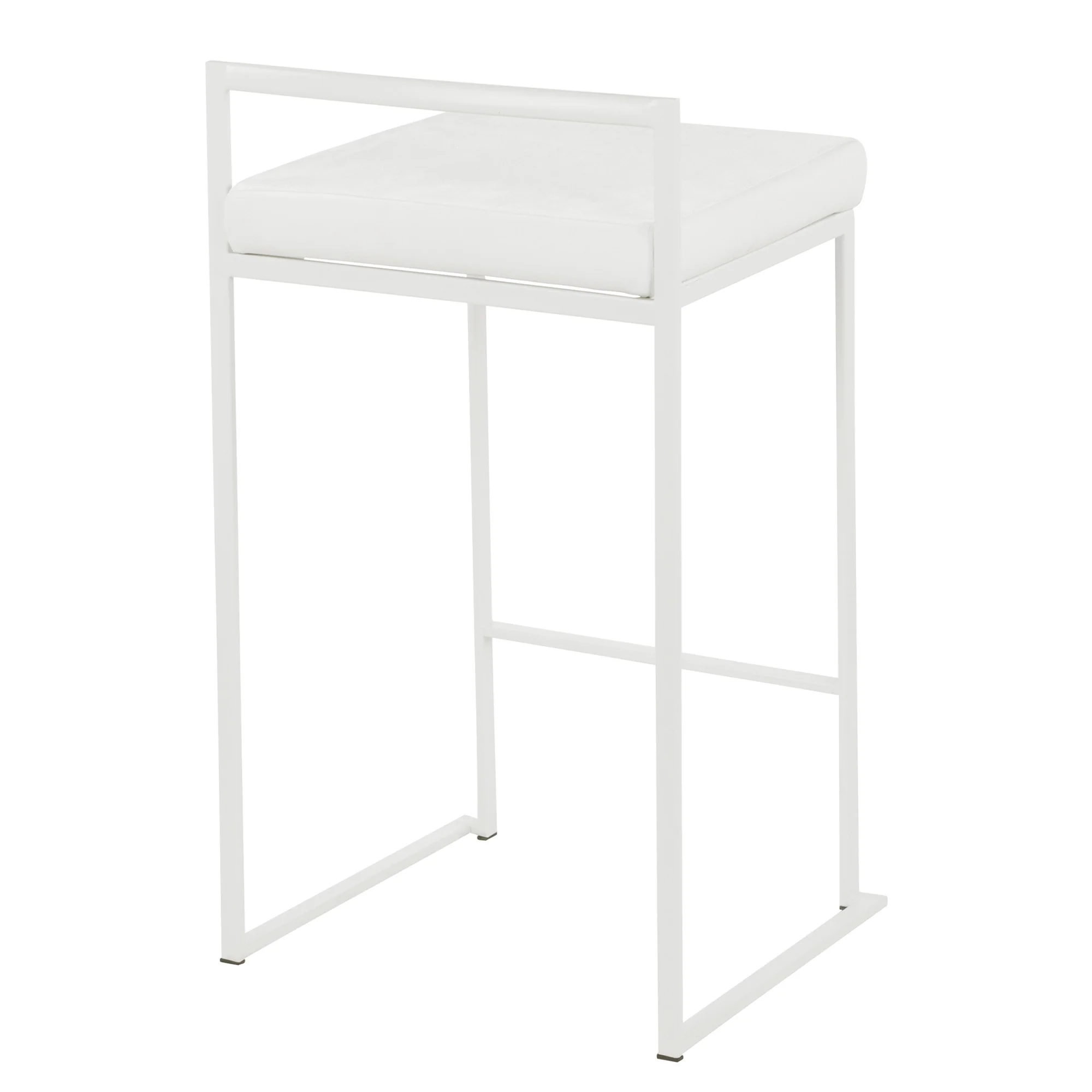 Fuji Stacker Counter Stool - Set of 2 By LumiSource - B26-FUJI W+VW2 - Image 5