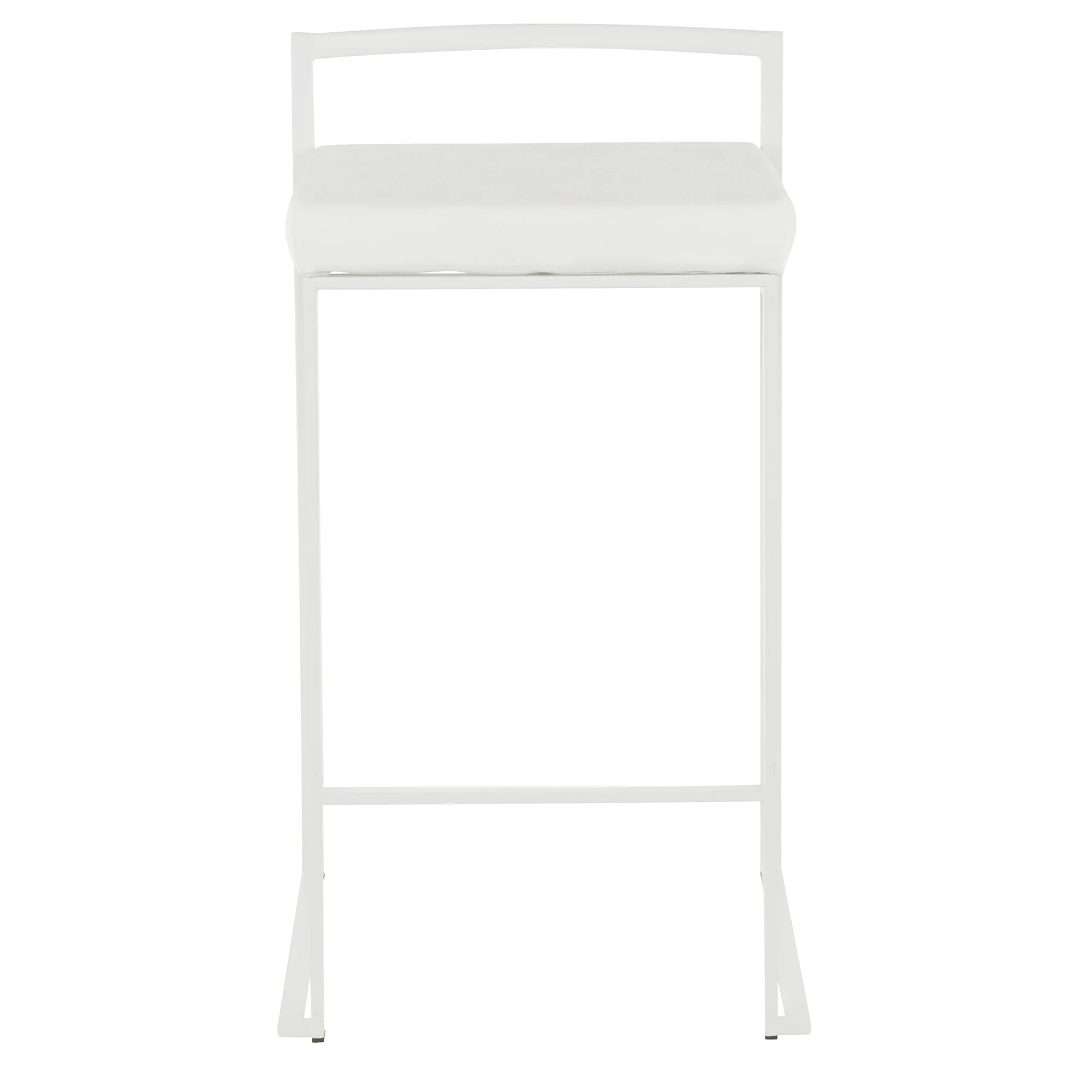 Fuji Stacker Counter Stool - Set of 2 By LumiSource - B26-FUJI W+VW2 - Image 6