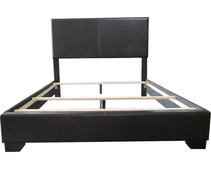 Full Black Pu Panel Bed By Homeroots - Image 5