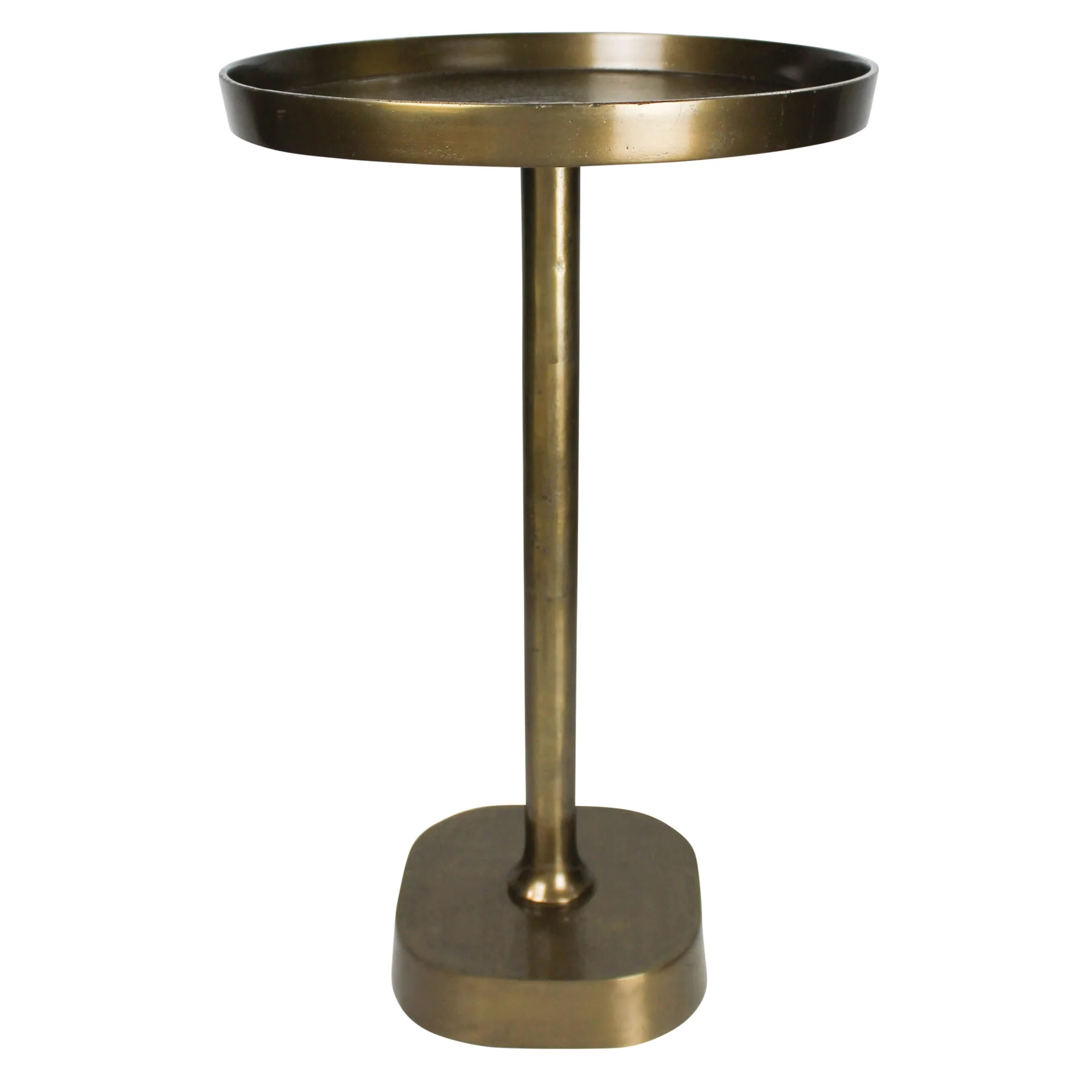 Fulton Side Table, Brass By HomArt - Image 2