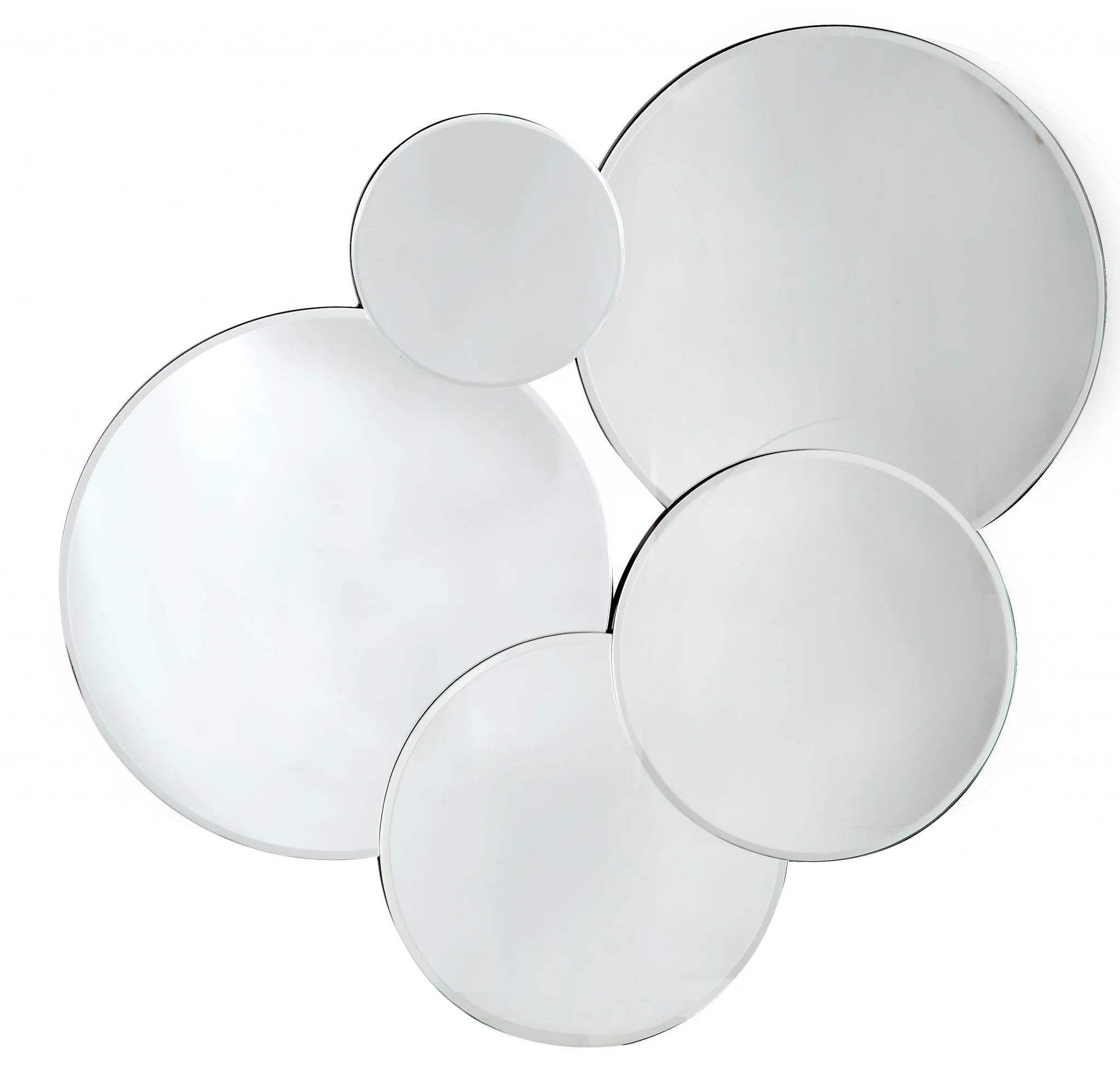 Fun and Circular Wall Mirror By Homeroots - Image 2