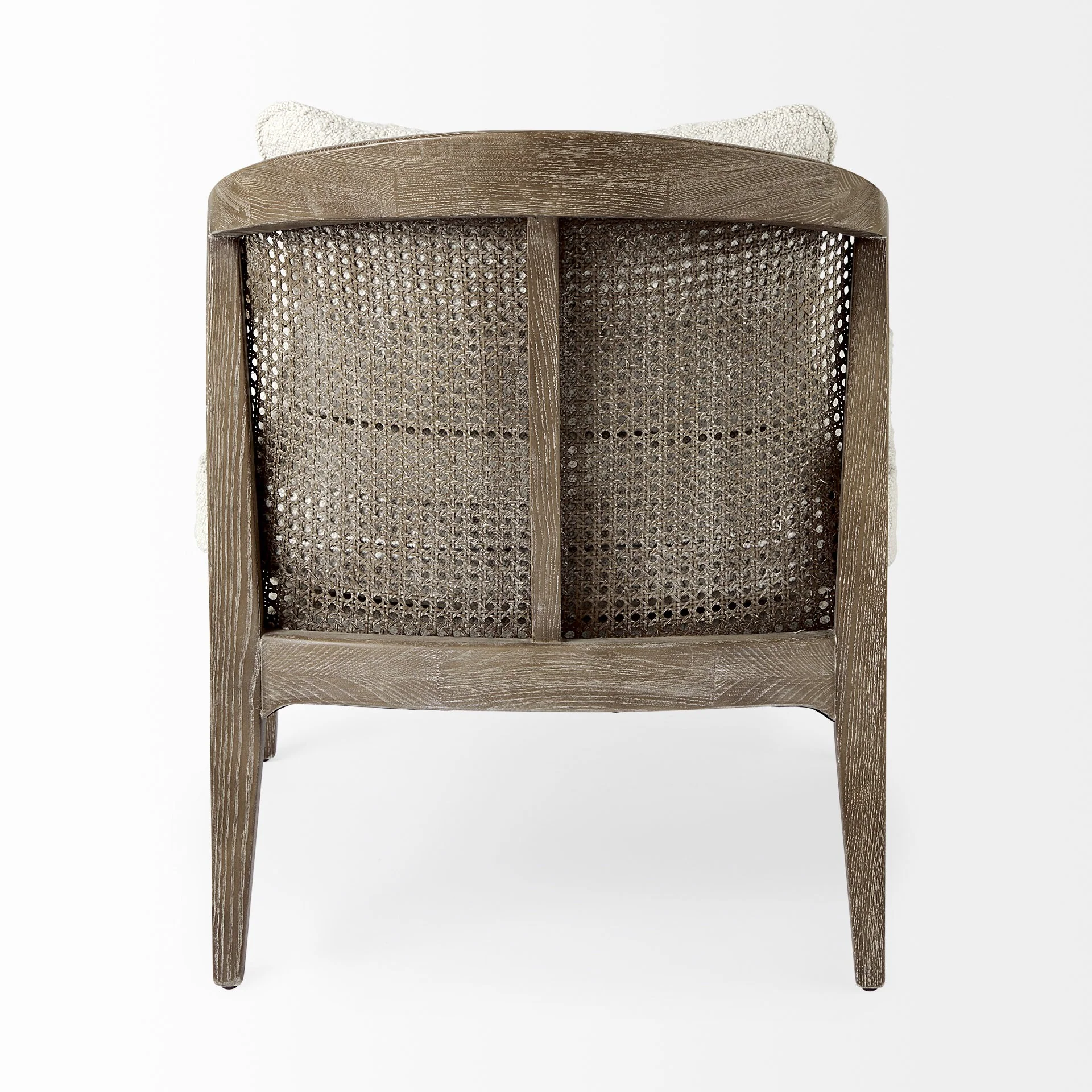 Fusion Light Cane Back Arm Chair By Homeroots - Image 5