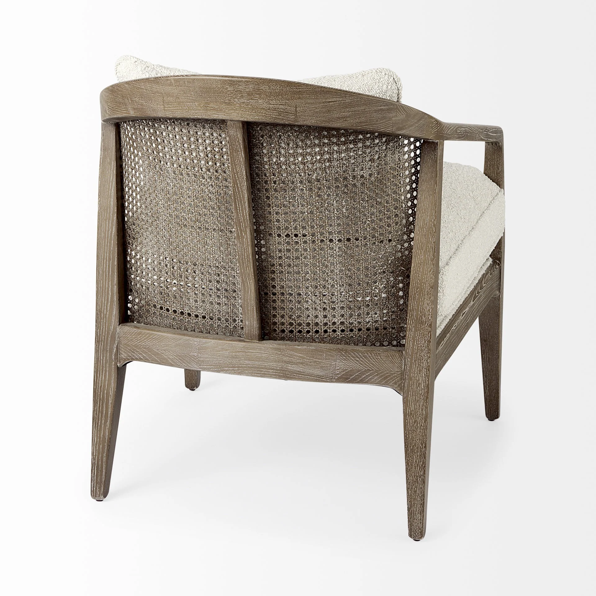 Fusion Light Cane Back Arm Chair By Homeroots - Image 6