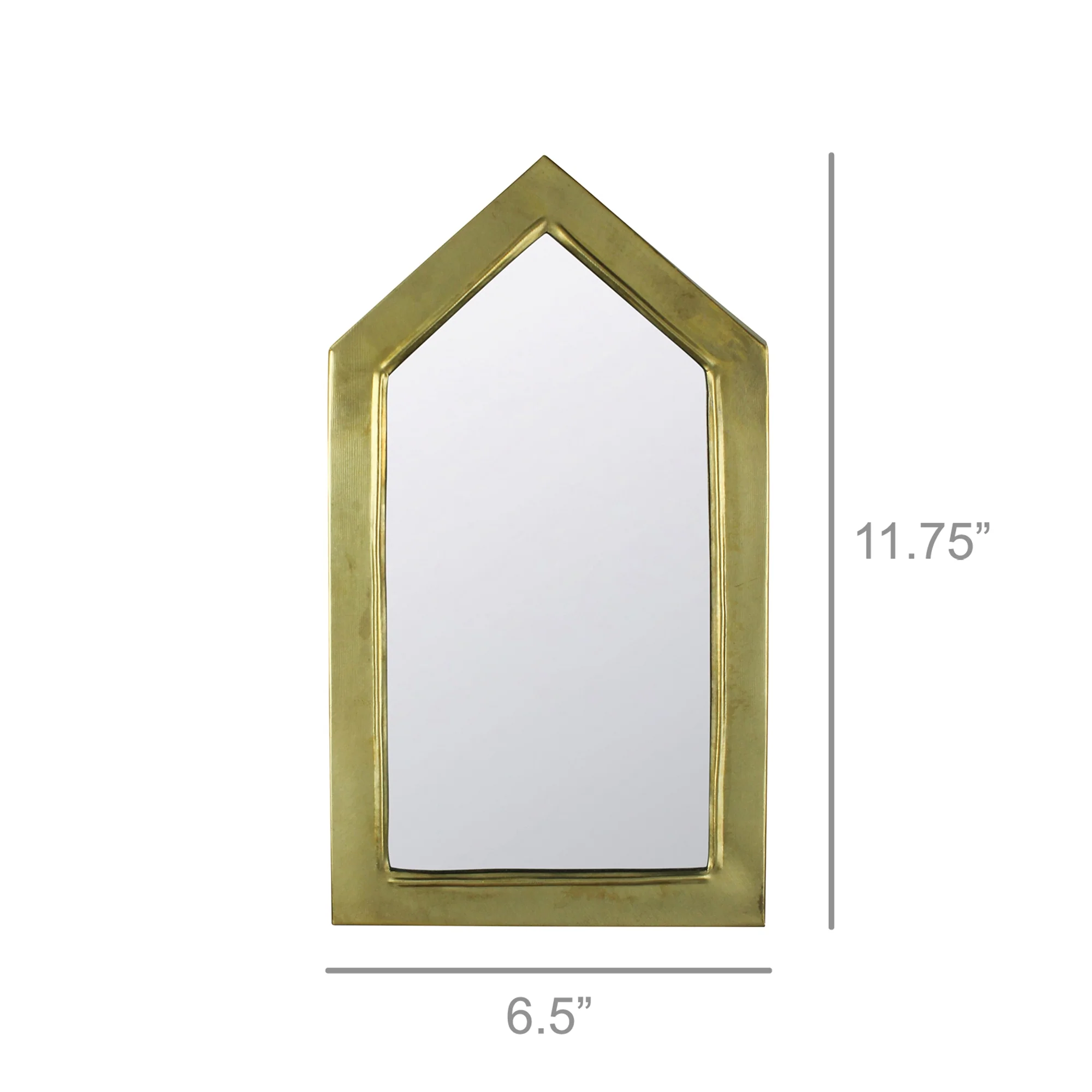 Gable Mirror, Brass Set Of 2 By HomArt - Image 2