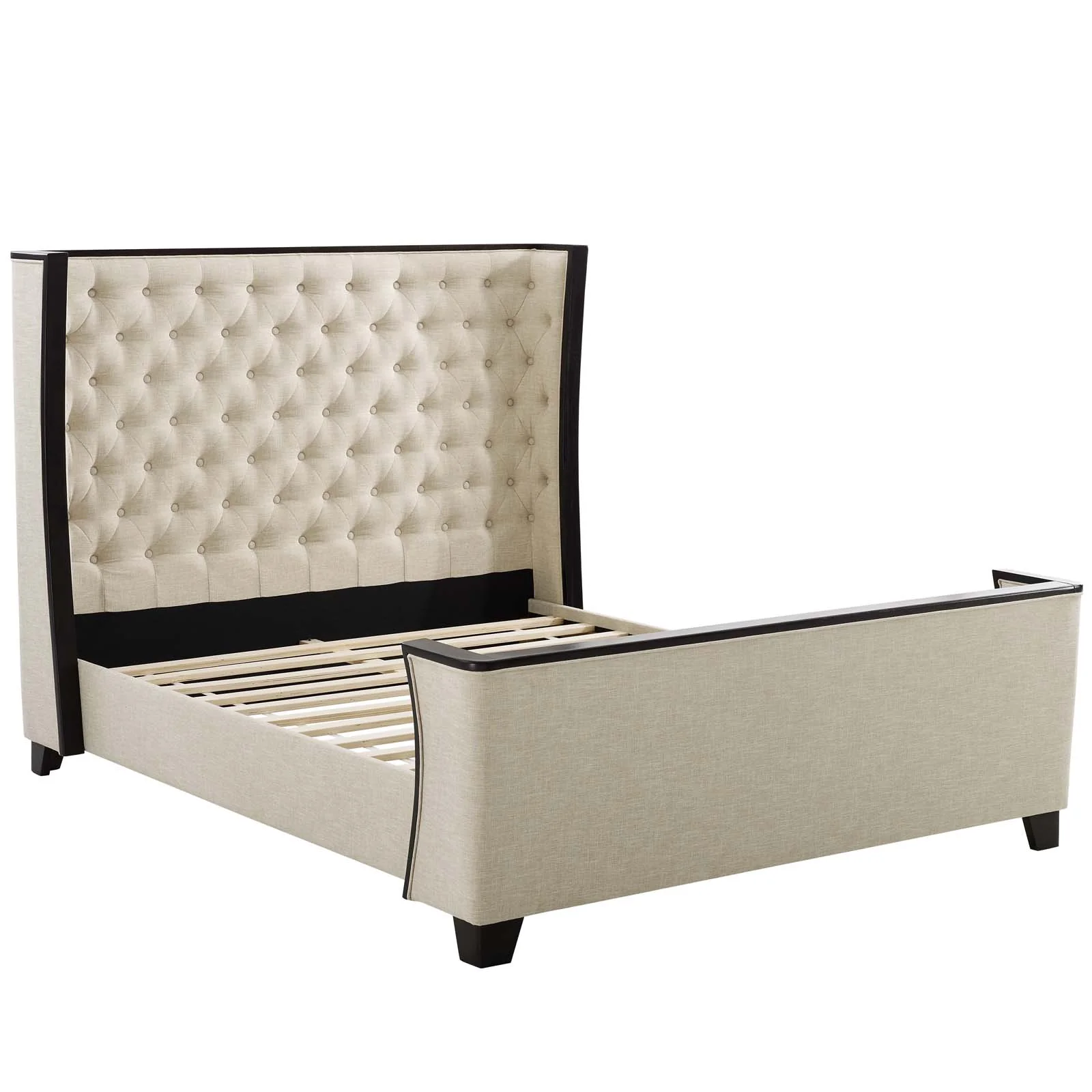 Galia Queen Upholstered Linen Fabric Platform Bed By Modway - MOD-6052 - Image 3