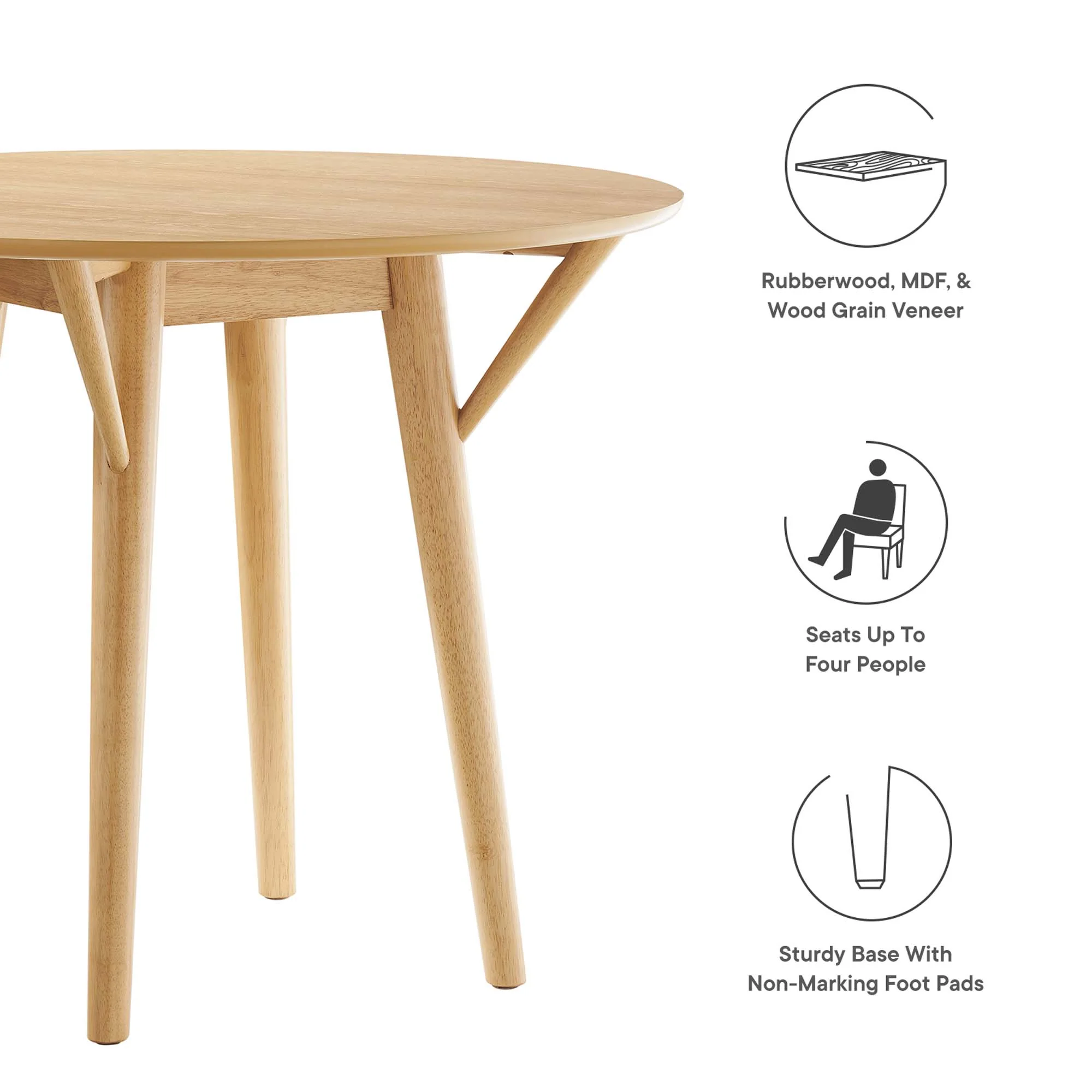 Gallant 36" Dining Table by Modway - Image 4