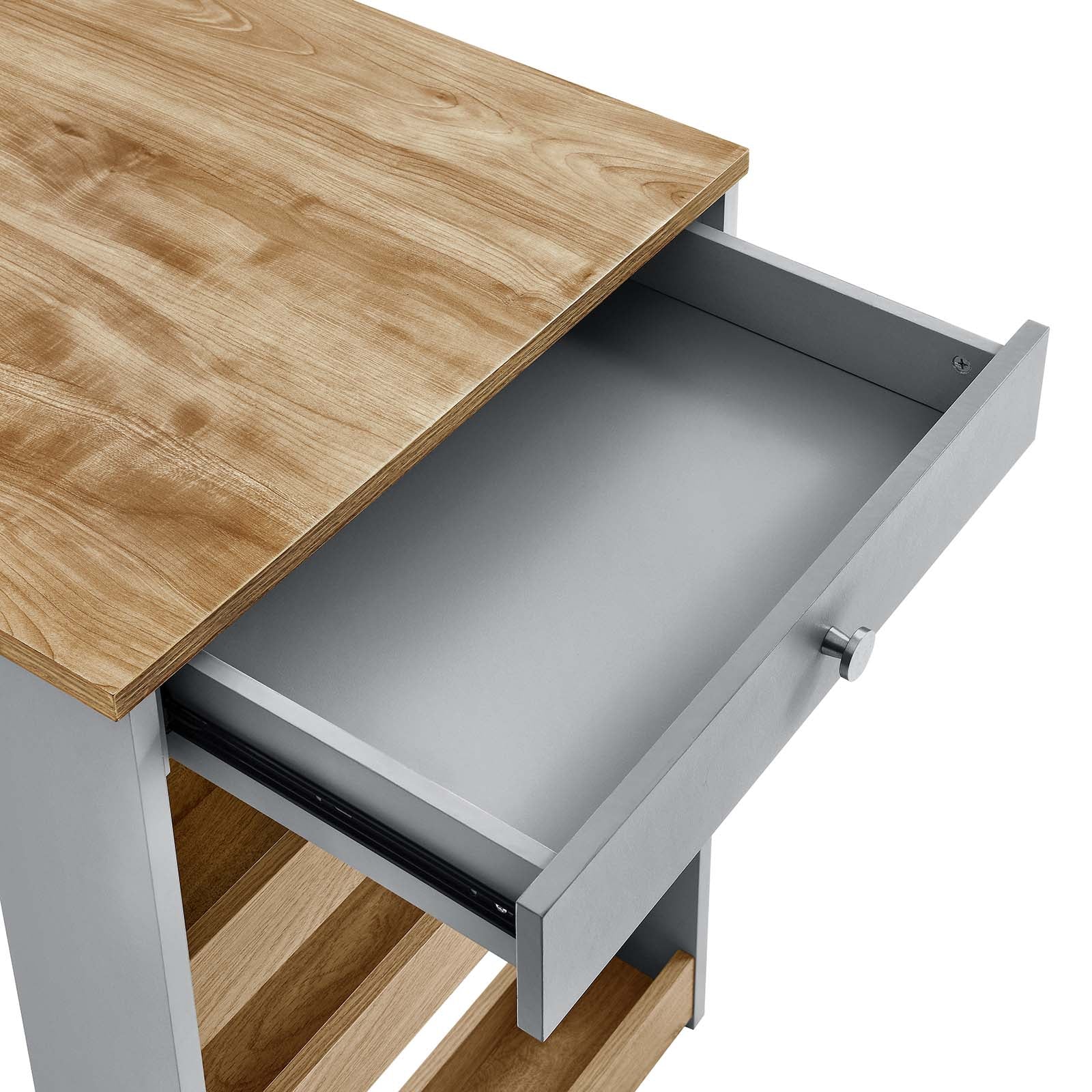 Galley 3-Piece Kitchen Island and Stool Set By Modway - EEI-6730 - Image 10