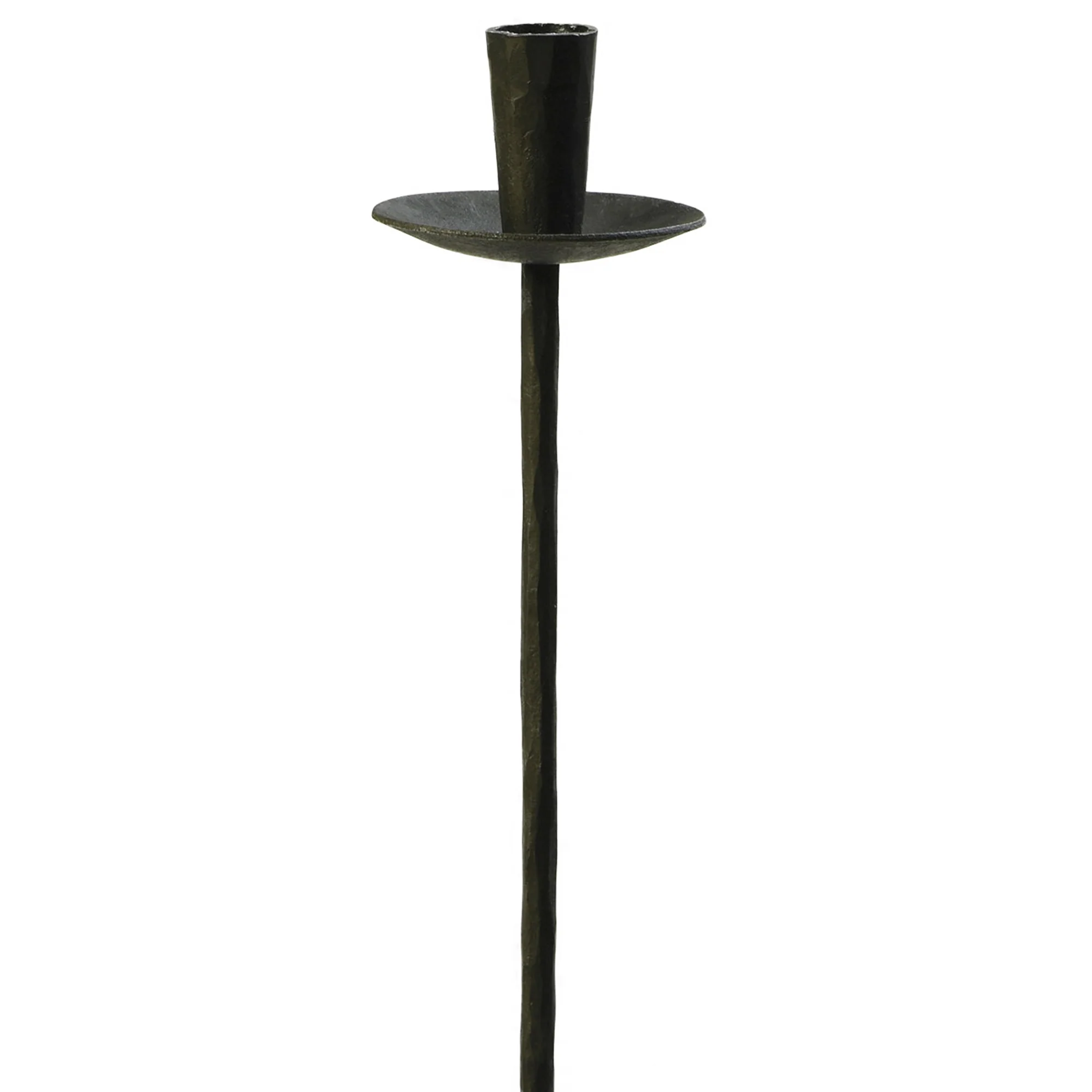 Garden Stake Taper Holder, Iron - Black Set Of 2 By HomArt - Image 2