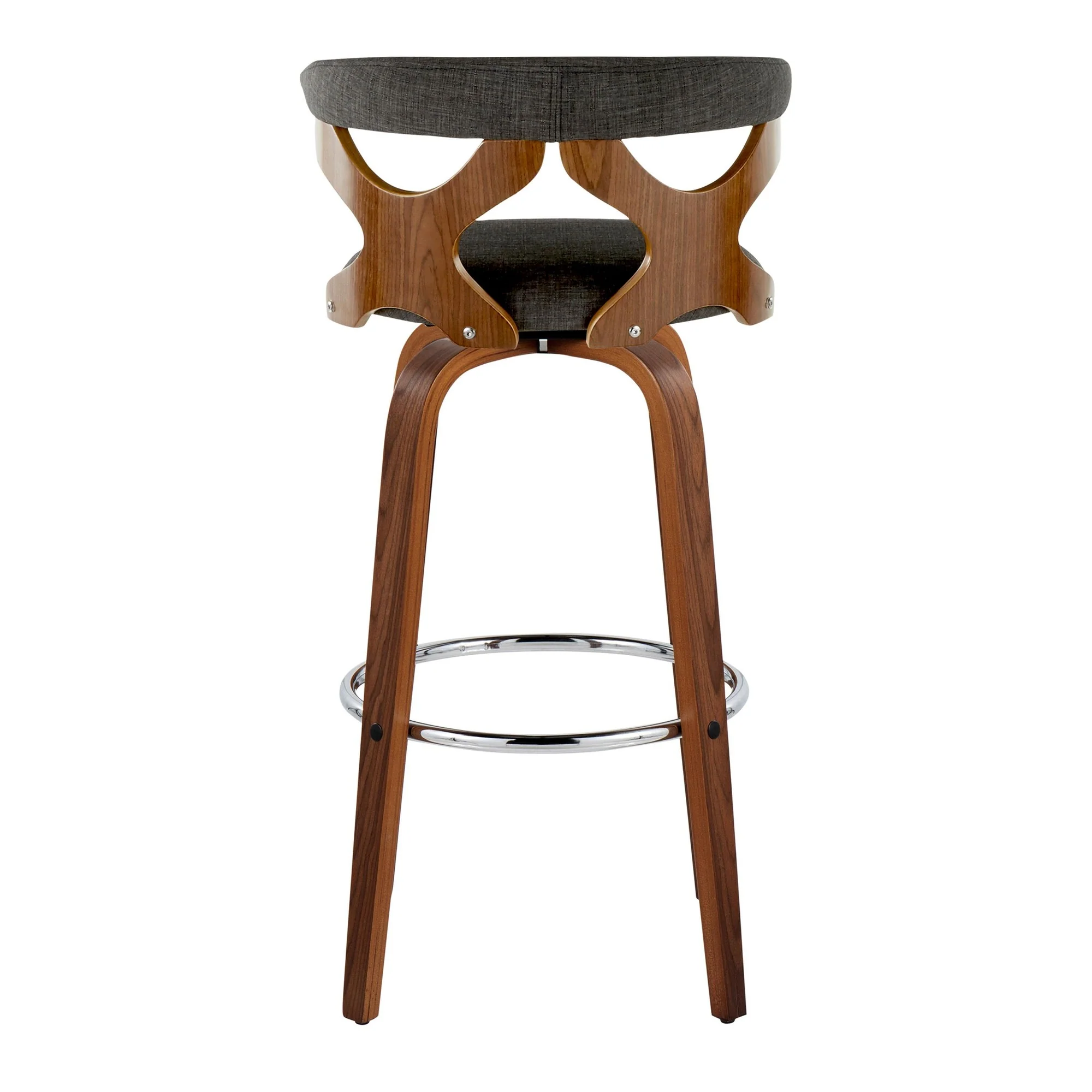 Gardenia 30" Fixed-Height Barstool - Set of 2 By LumiSource - B30-GARDFB-GRTZR2 WLWLCHAR2 - Image 10