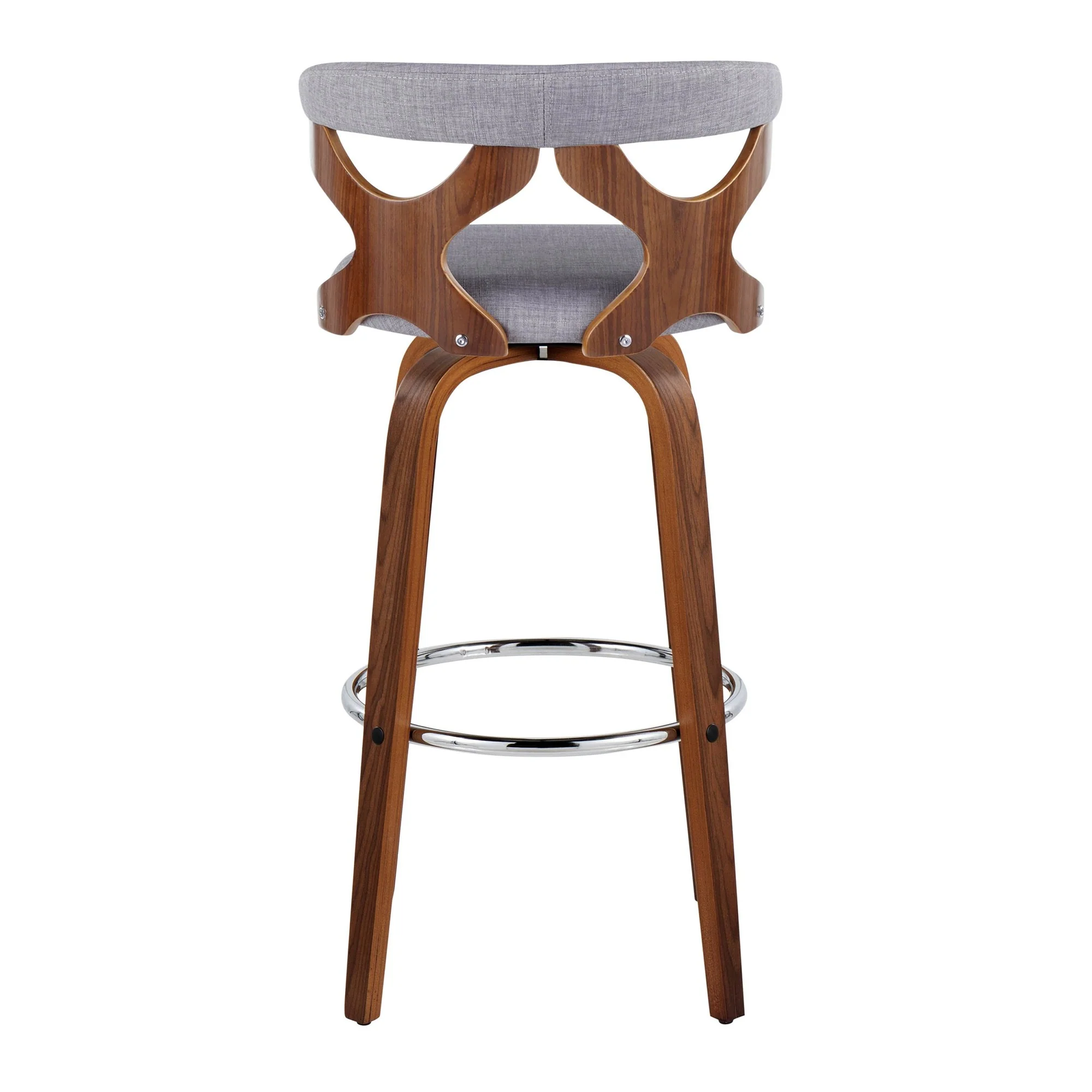 Gardenia 30" Fixed-Height Barstool - Set of 2 By LumiSource - B30-GARDFB-GRTZR2 WLWLCHAR2 - Image 20