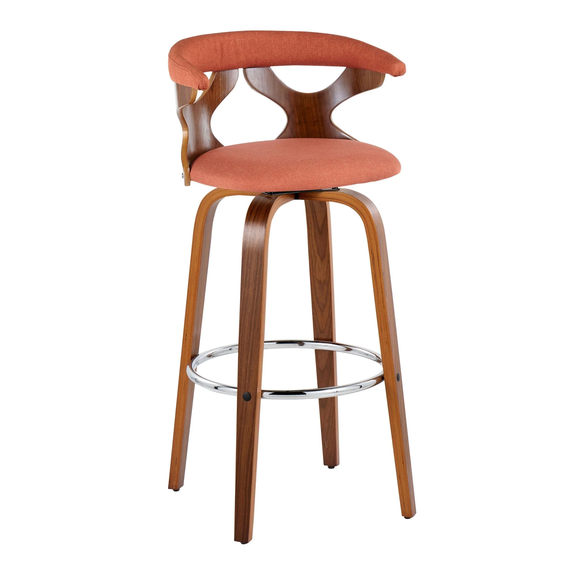 Gardenia 30" Fixed-Height Barstool - Set of 2 By LumiSource - B30-GARDFB-GRTZR2 WLWLCHAR2 - Image 26