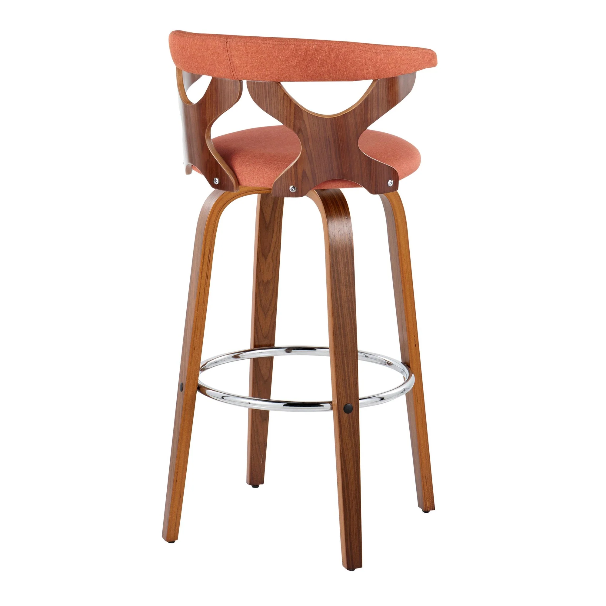 Gardenia 30" Fixed-Height Barstool - Set of 2 By LumiSource - B30-GARDFB-GRTZR2 WLWLCHAR2 - Image 28