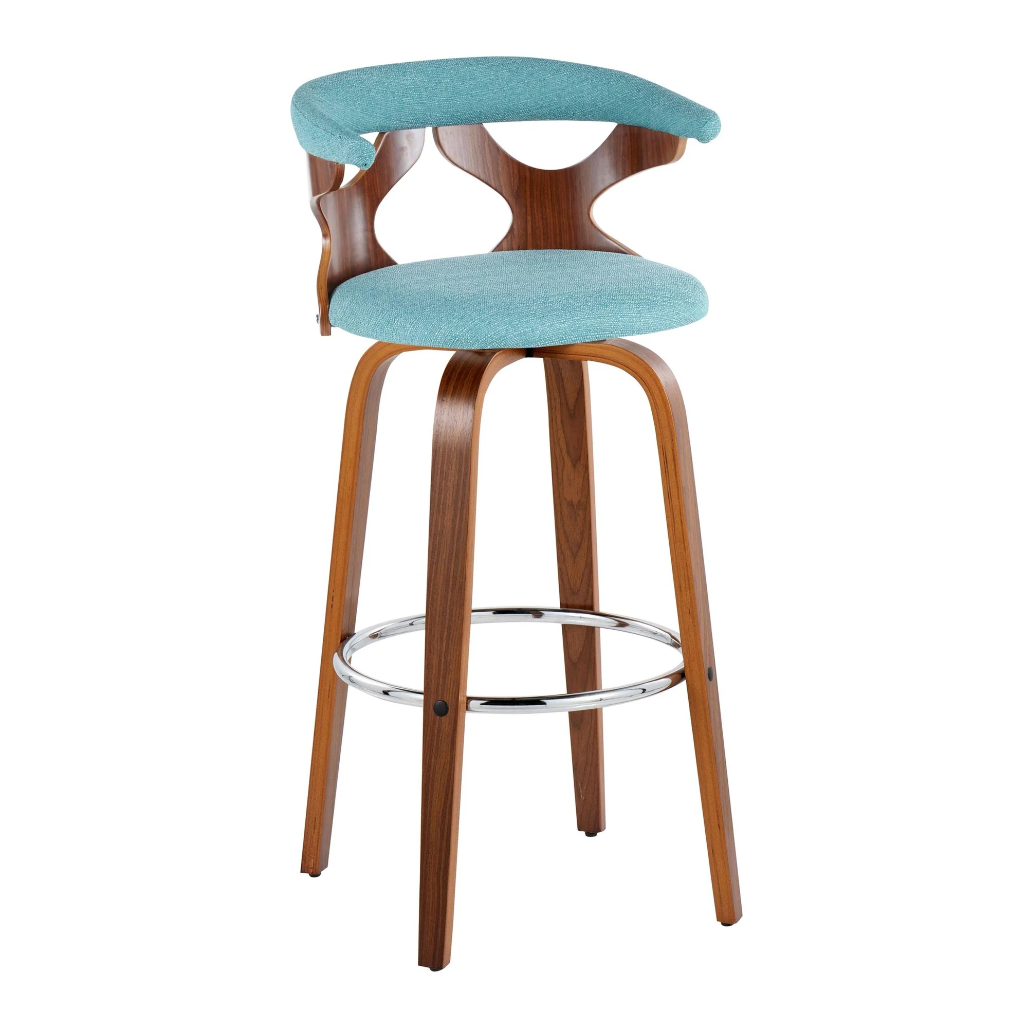 Gardenia 30" Fixed-Height Barstool - Set of 2 By LumiSource - B30-GARDFB-GRTZR2 WLWLCHAR2 - Image 36