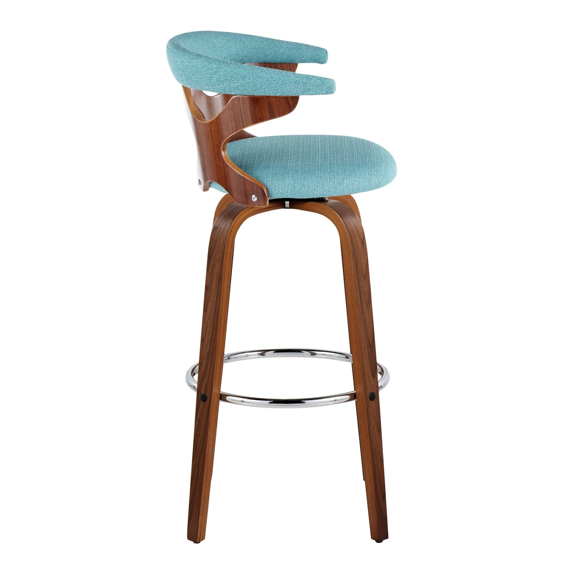 Gardenia 30" Fixed-Height Barstool - Set of 2 By LumiSource - B30-GARDFB-GRTZR2 WLWLCHAR2 - Image 37