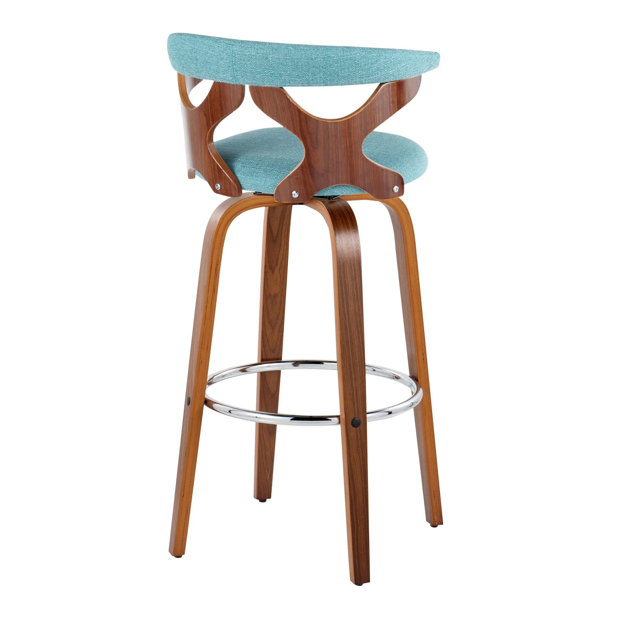 Gardenia 30" Fixed-Height Barstool - Set of 2 By LumiSource - B30-GARDFB-GRTZR2 WLWLCHAR2 - Image 38