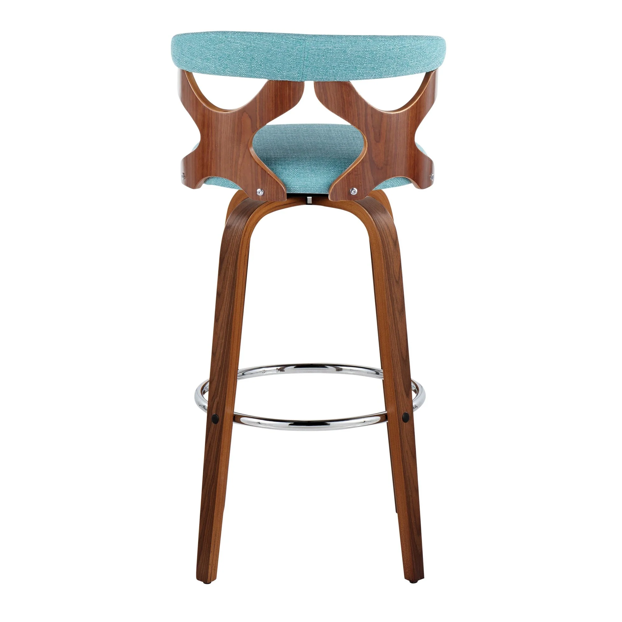Gardenia 30" Fixed-Height Barstool - Set of 2 By LumiSource - B30-GARDFB-GRTZR2 WLWLCHAR2 - Image 40