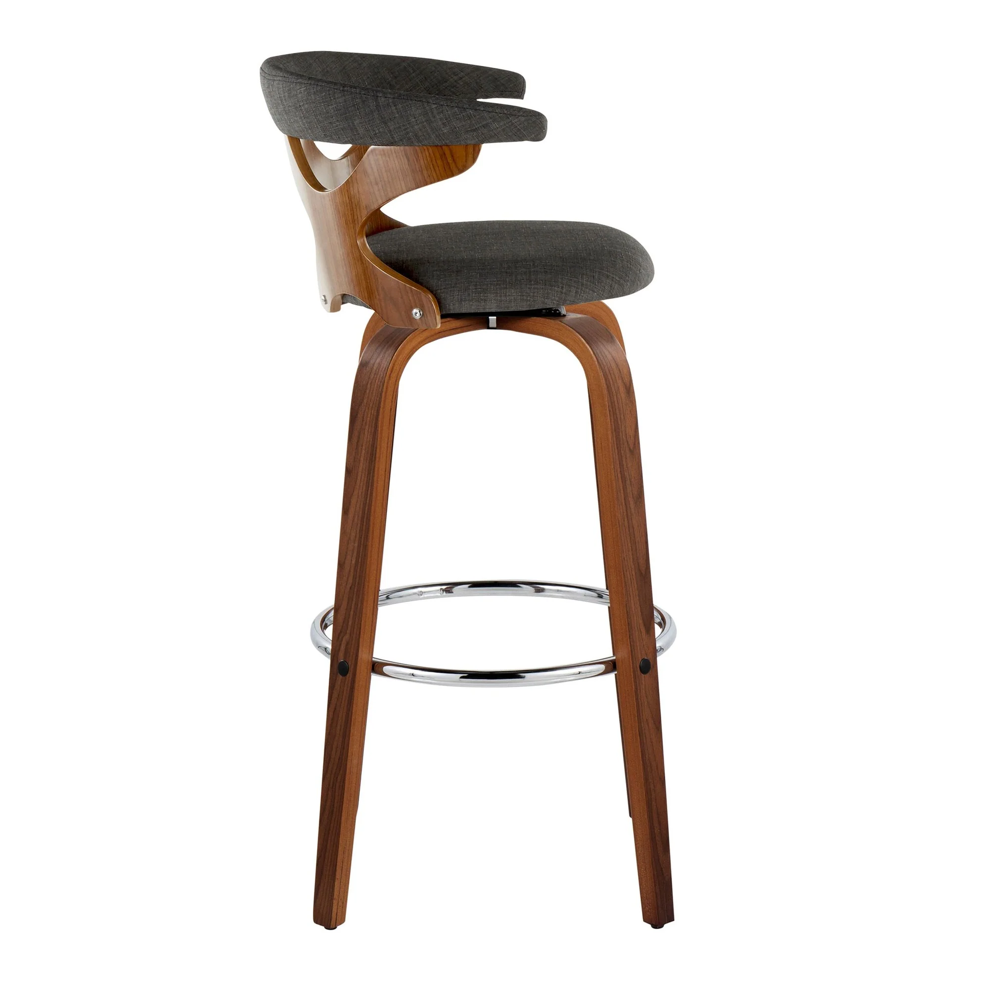 Gardenia 30" Fixed-Height Barstool - Set of 2 By LumiSource - B30-GARDFB-GRTZR2 WLWLCHAR2 - Image 7