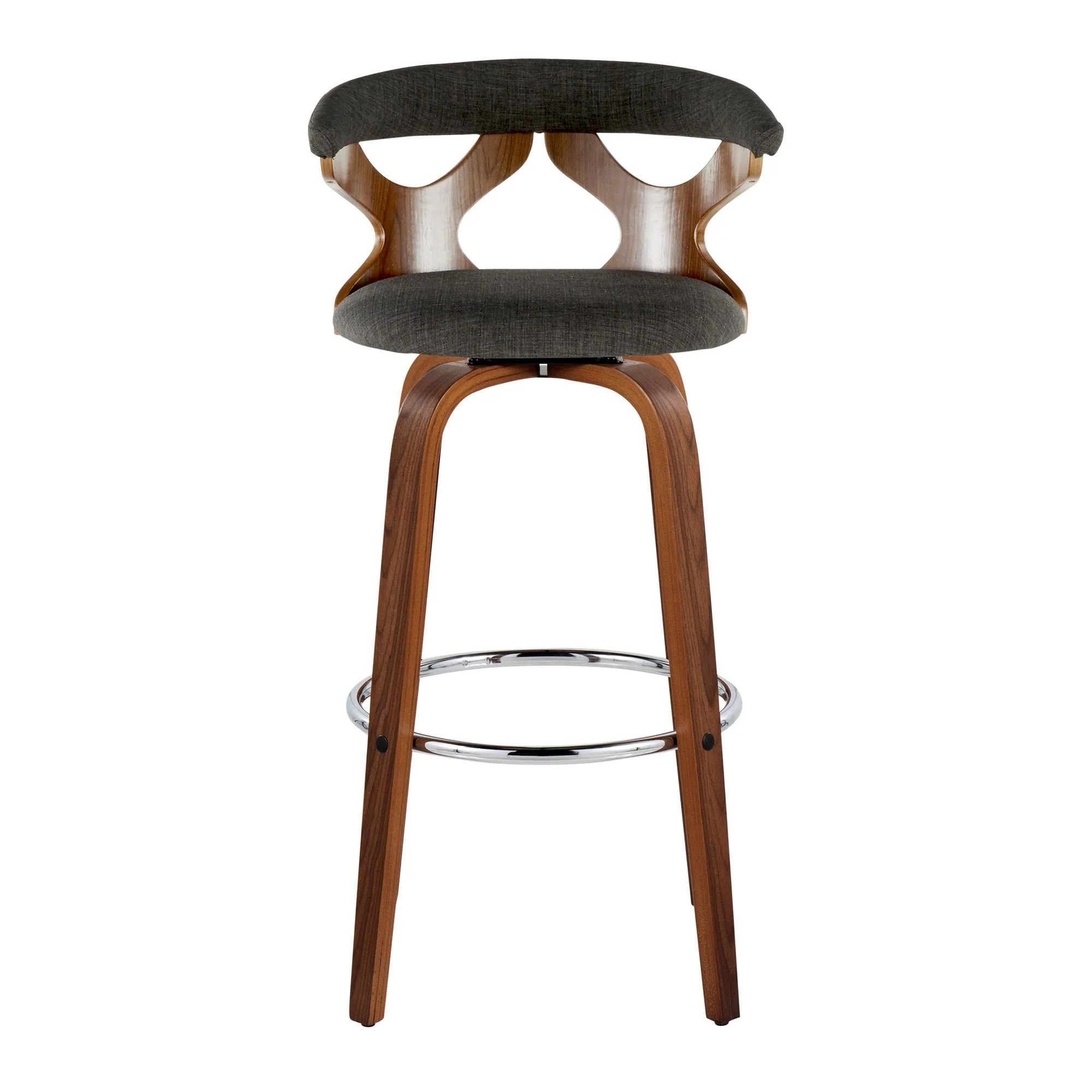 Gardenia 30" Fixed-Height Barstool - Set of 2 By LumiSource - B30-GARDFB-GRTZR2 WLWLCHAR2 - Image 9