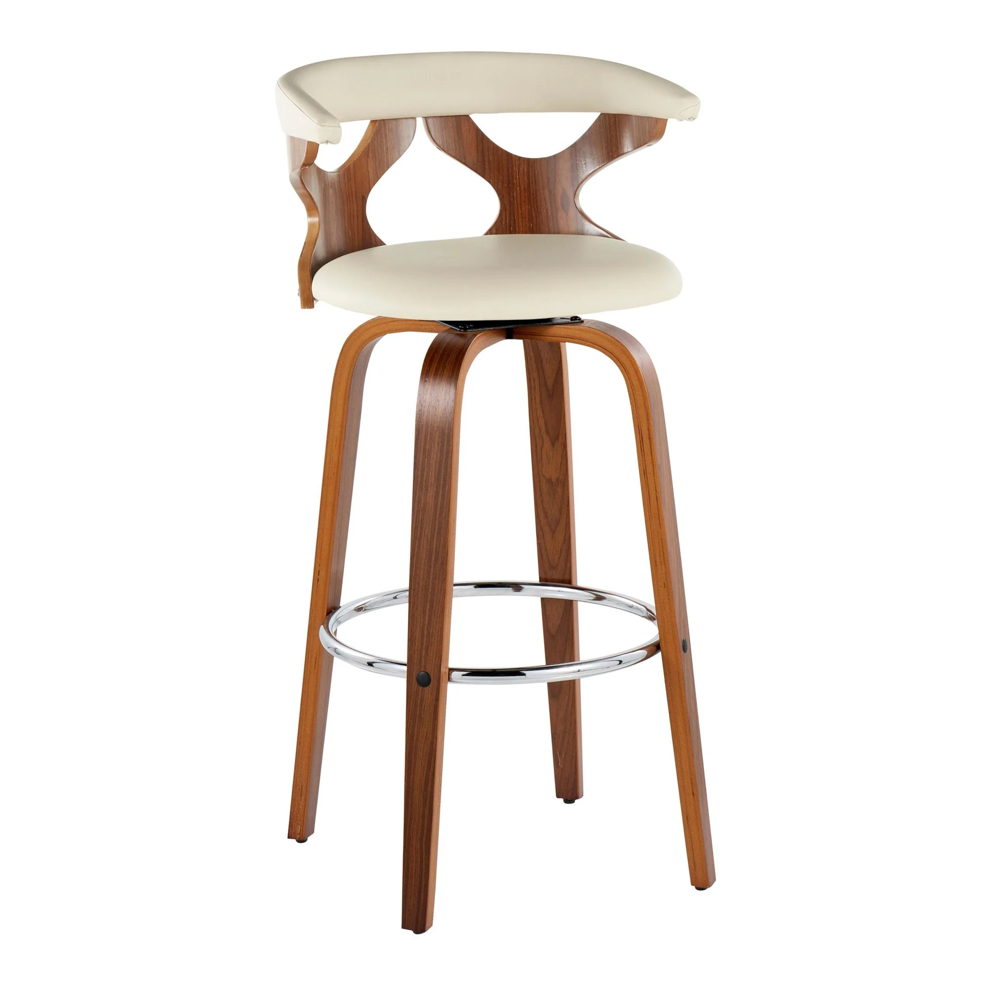 Gardenia 30" Fixed-Height Barstool - Set of 2 By LumiSource - B30-GARDPU-GRTZR2 WLWLCR2 - Image 6