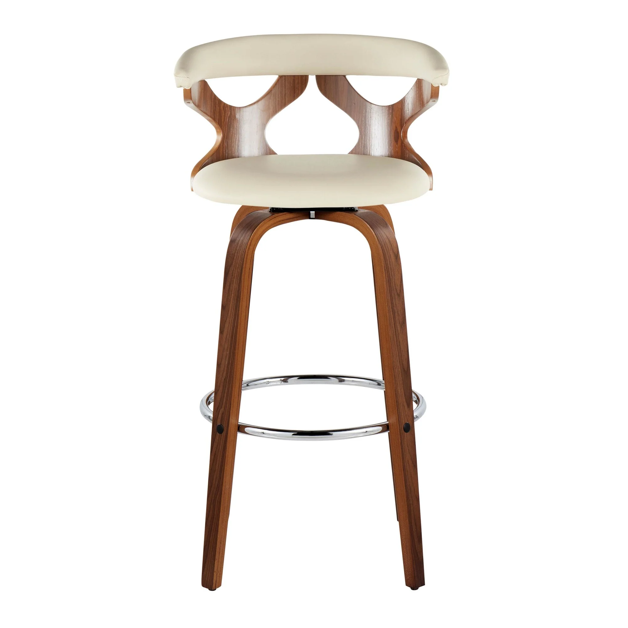 Gardenia 30" Fixed-Height Barstool - Set of 2 By LumiSource - B30-GARDPU-GRTZR2 WLWLCR2 - Image 9