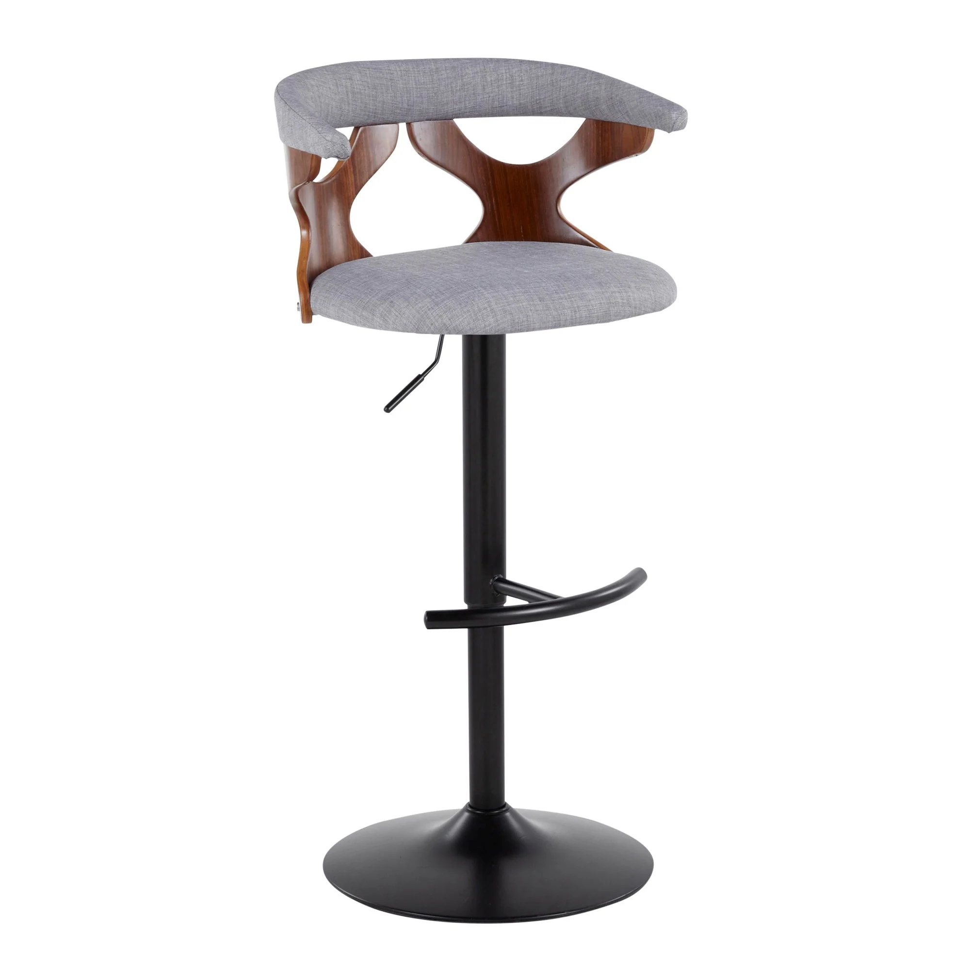 Gardenia Adjustable Barstool - Set of 2 By LumiSource - BS-GARDFB-RT2 BKWLCHAR2 - Image 16