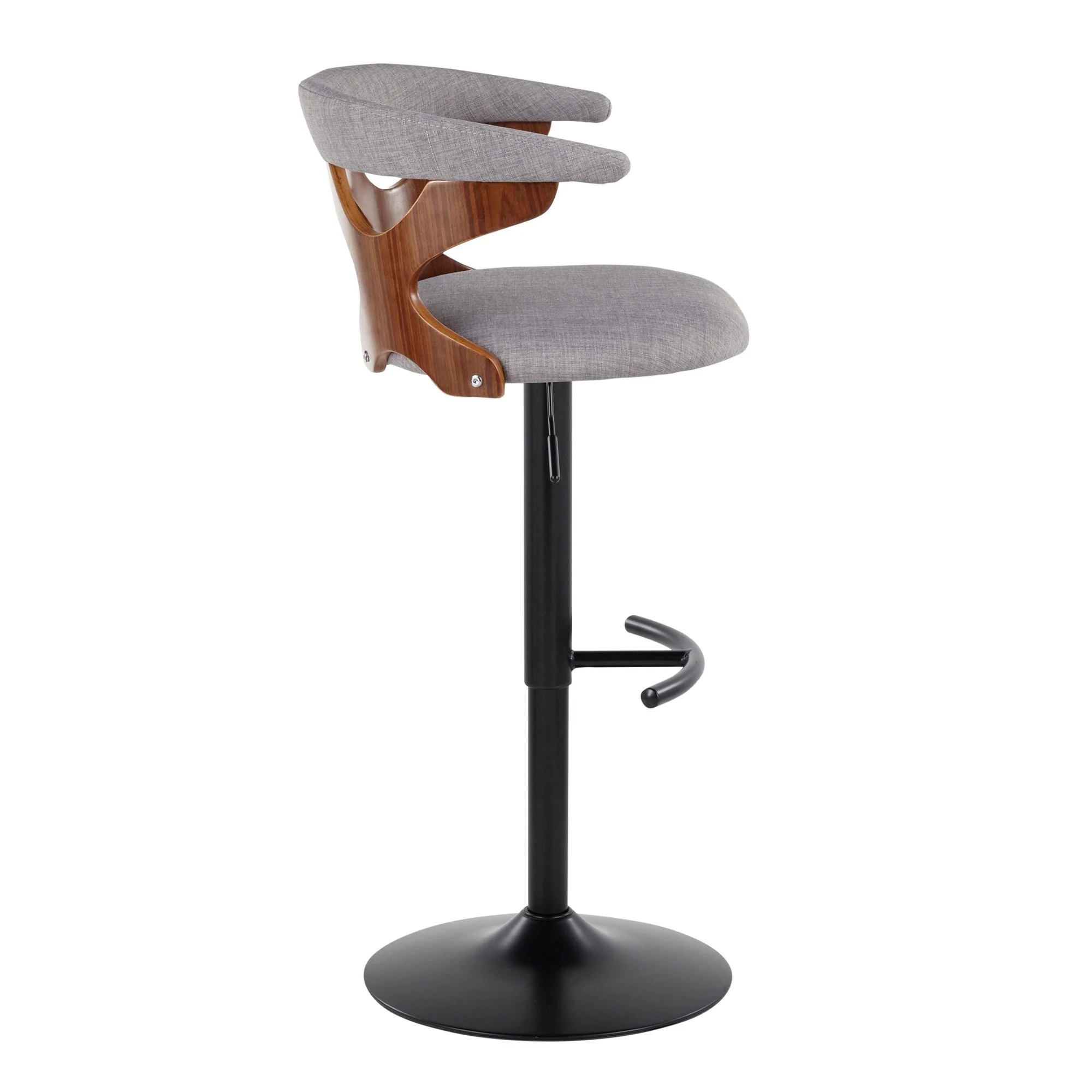 Gardenia Adjustable Barstool - Set of 2 By LumiSource - BS-GARDFB-RT2 BKWLCHAR2 - Image 17
