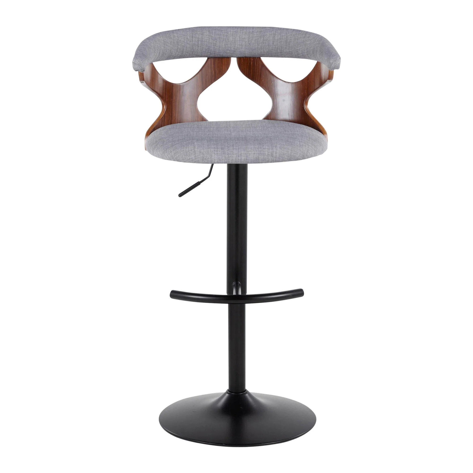 Gardenia Adjustable Barstool - Set of 2 By LumiSource - BS-GARDFB-RT2 BKWLCHAR2 - Image 19