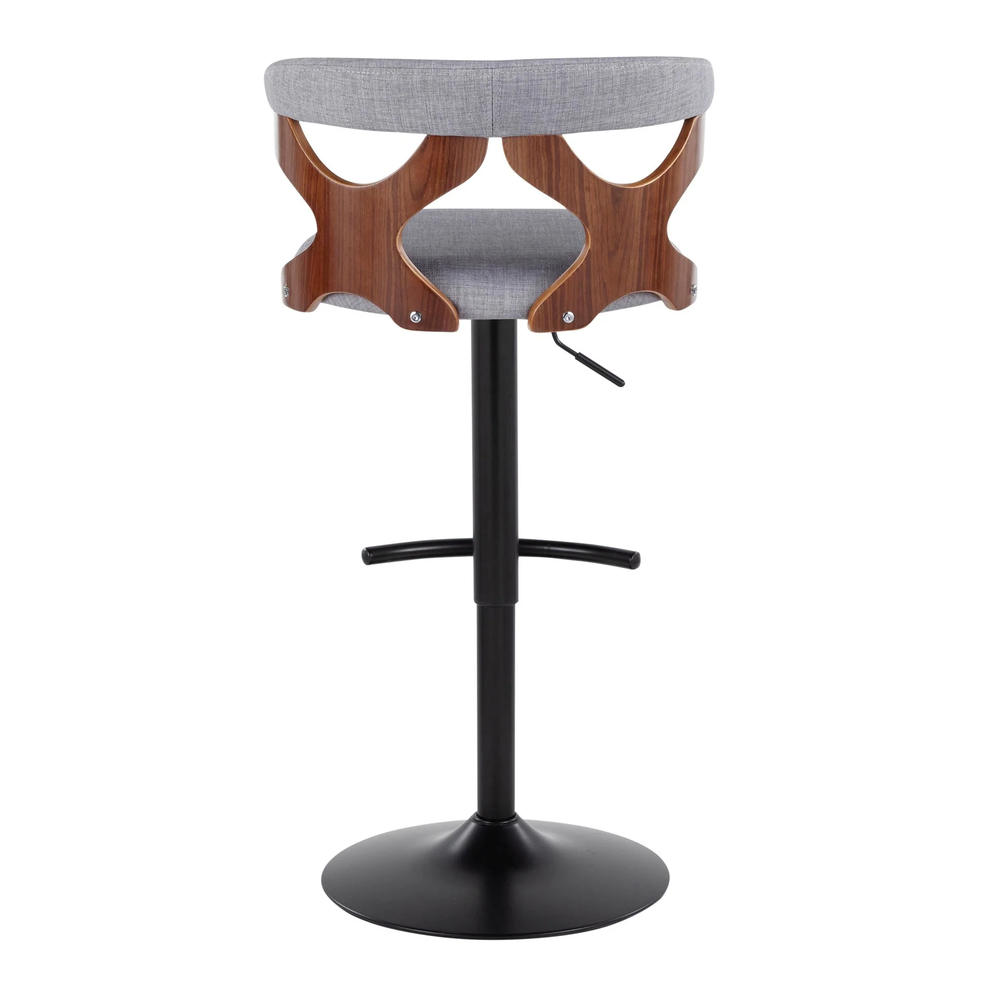 Gardenia Adjustable Barstool - Set of 2 By LumiSource - BS-GARDFB-RT2 BKWLCHAR2 - Image 20
