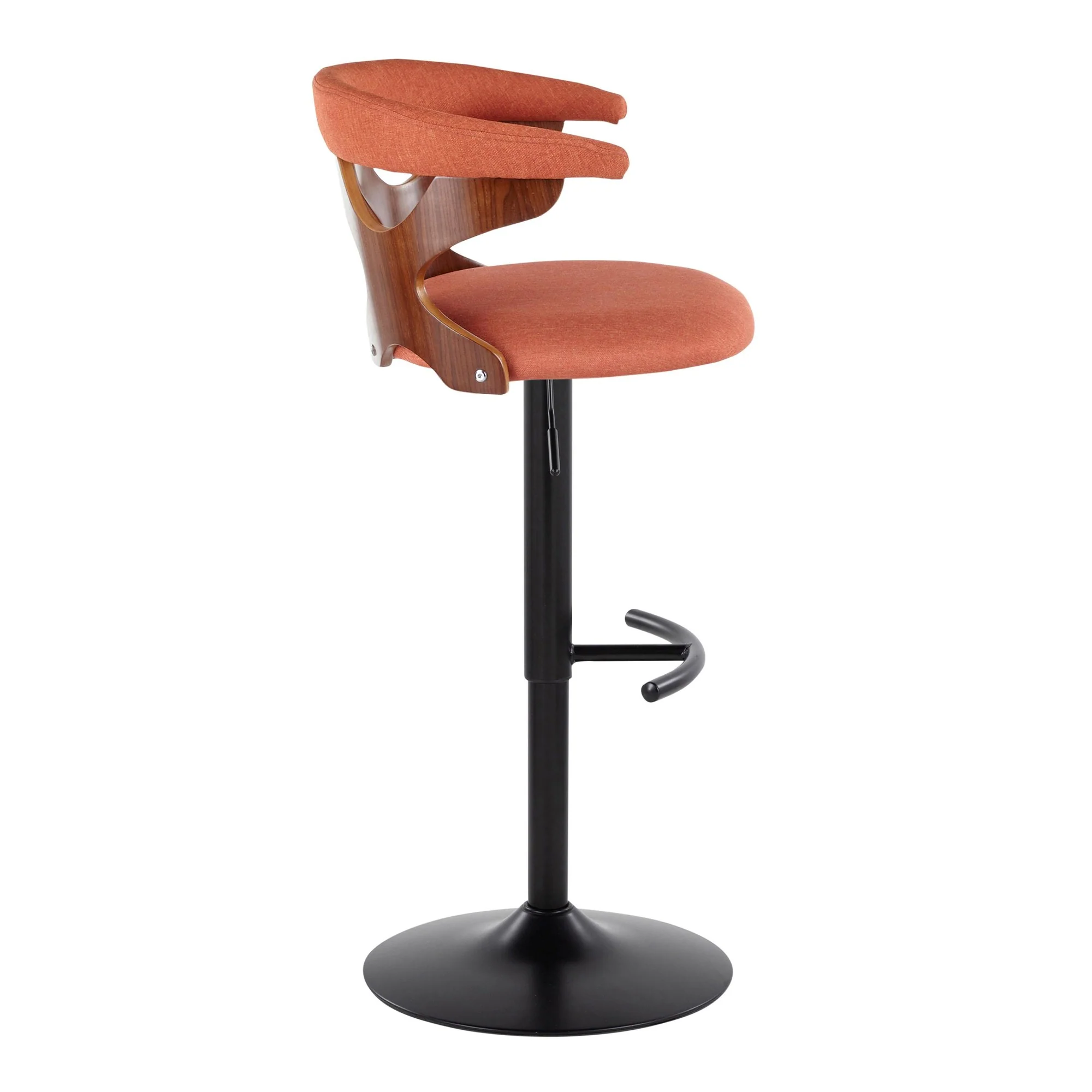 Gardenia Adjustable Barstool - Set of 2 By LumiSource - BS-GARDFB-RT2 BKWLCHAR2 - Image 25