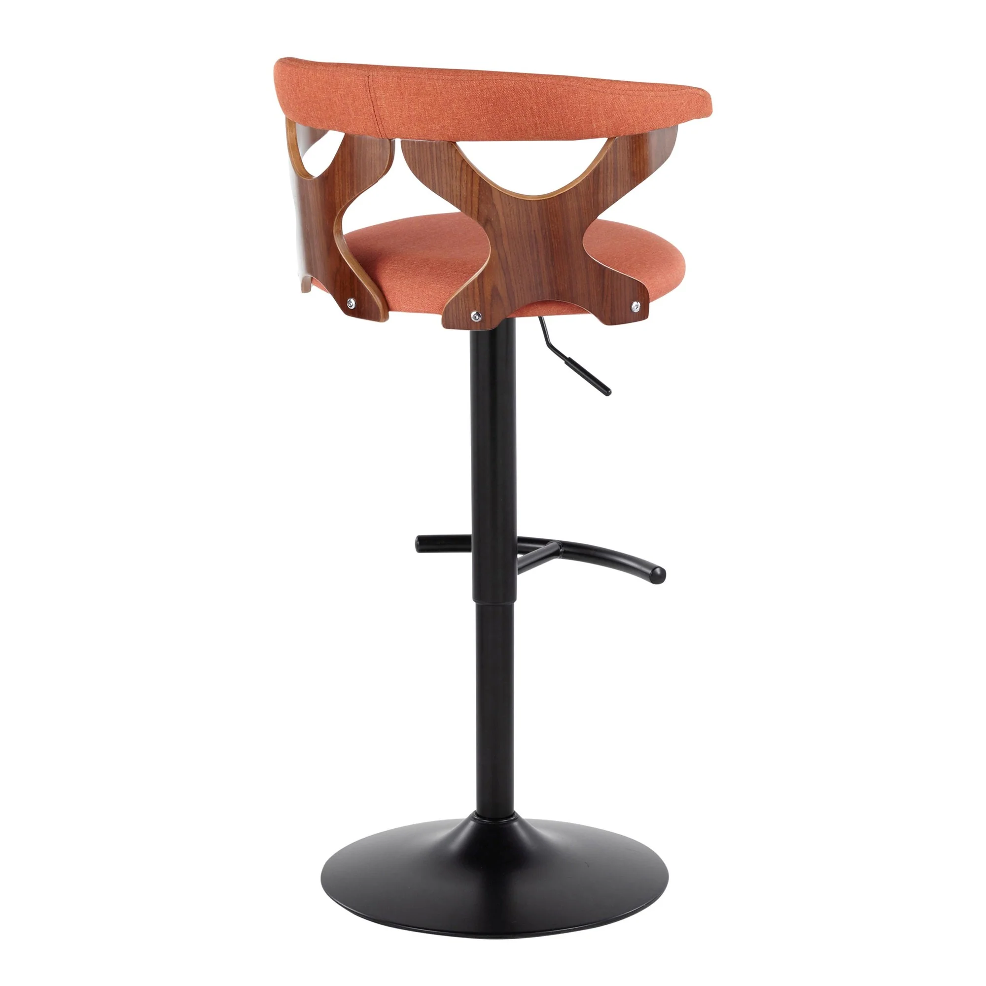 Gardenia Adjustable Barstool - Set of 2 By LumiSource - BS-GARDFB-RT2 BKWLCHAR2 - Image 26