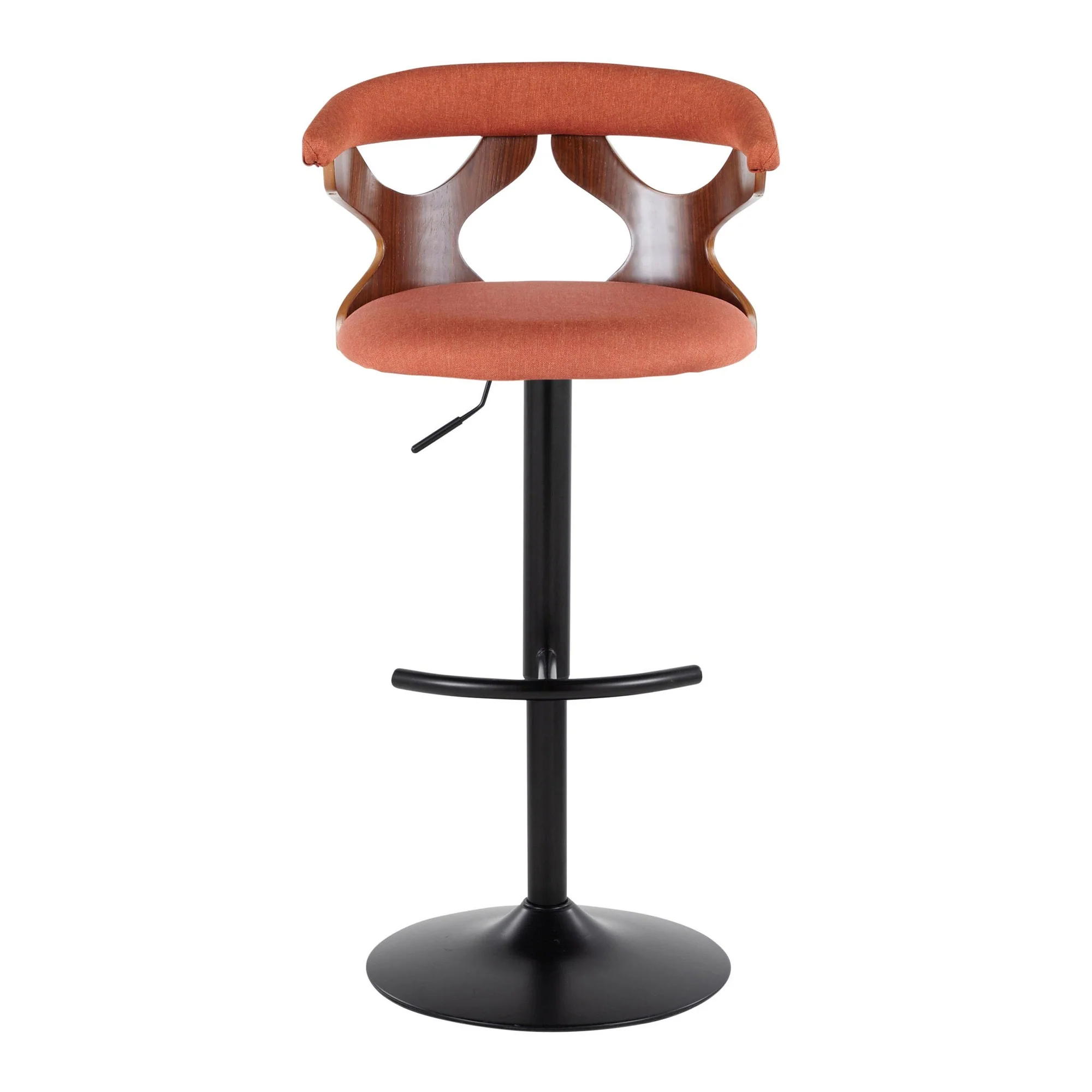 Gardenia Adjustable Barstool - Set of 2 By LumiSource - BS-GARDFB-RT2 BKWLCHAR2 - Image 27