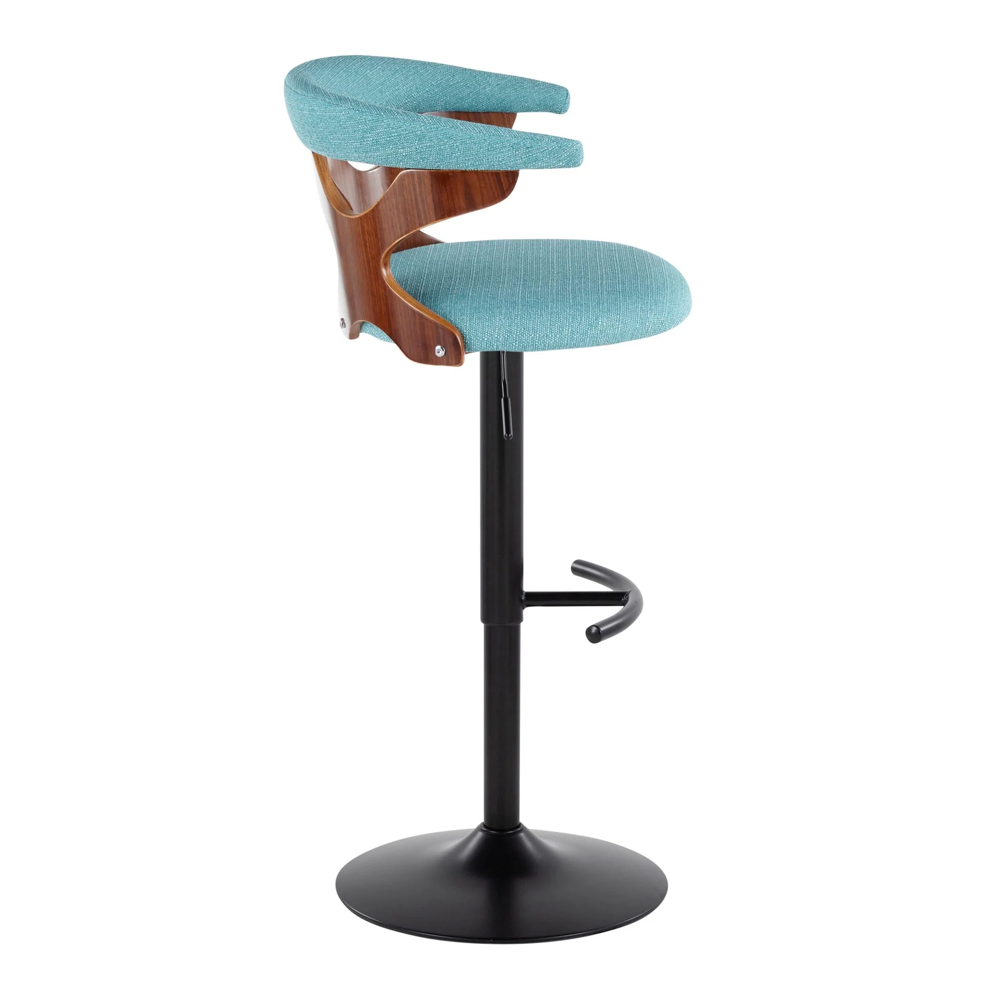 Gardenia Adjustable Barstool - Set of 2 By LumiSource - BS-GARDFB-RT2 BKWLCHAR2 - Image 35
