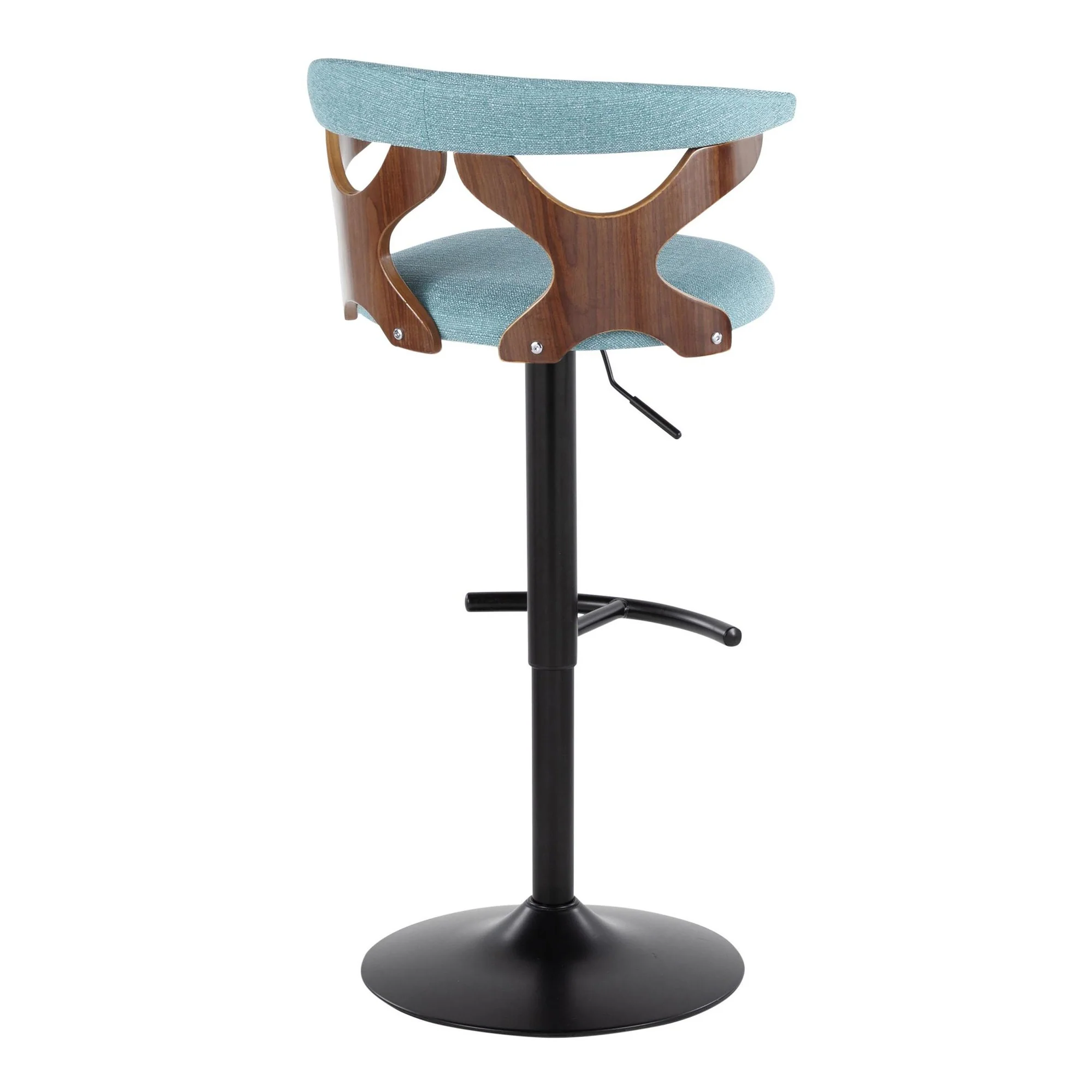 Gardenia Adjustable Barstool - Set of 2 By LumiSource - BS-GARDFB-RT2 BKWLCHAR2 - Image 36