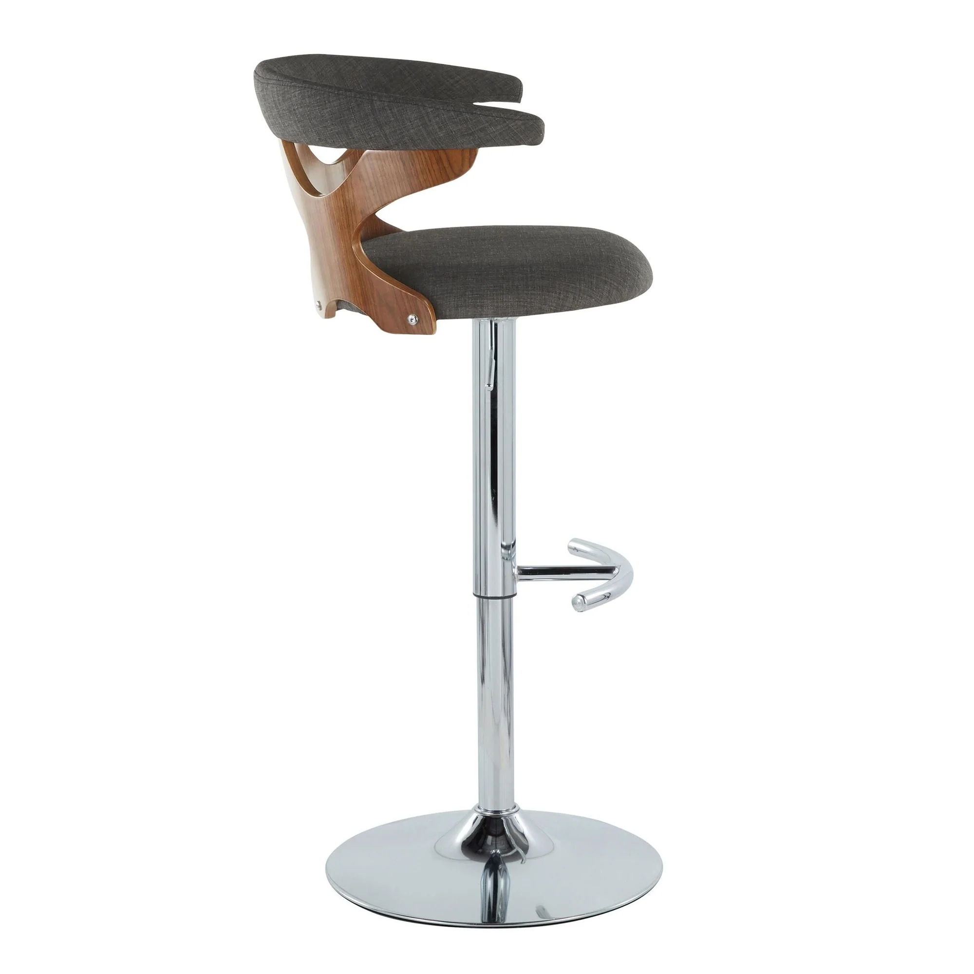 Gardenia Adjustable Barstool - Set of 2 By LumiSource - BS-GARDFB-RT2 CHRWLCHAR2 - Image 7