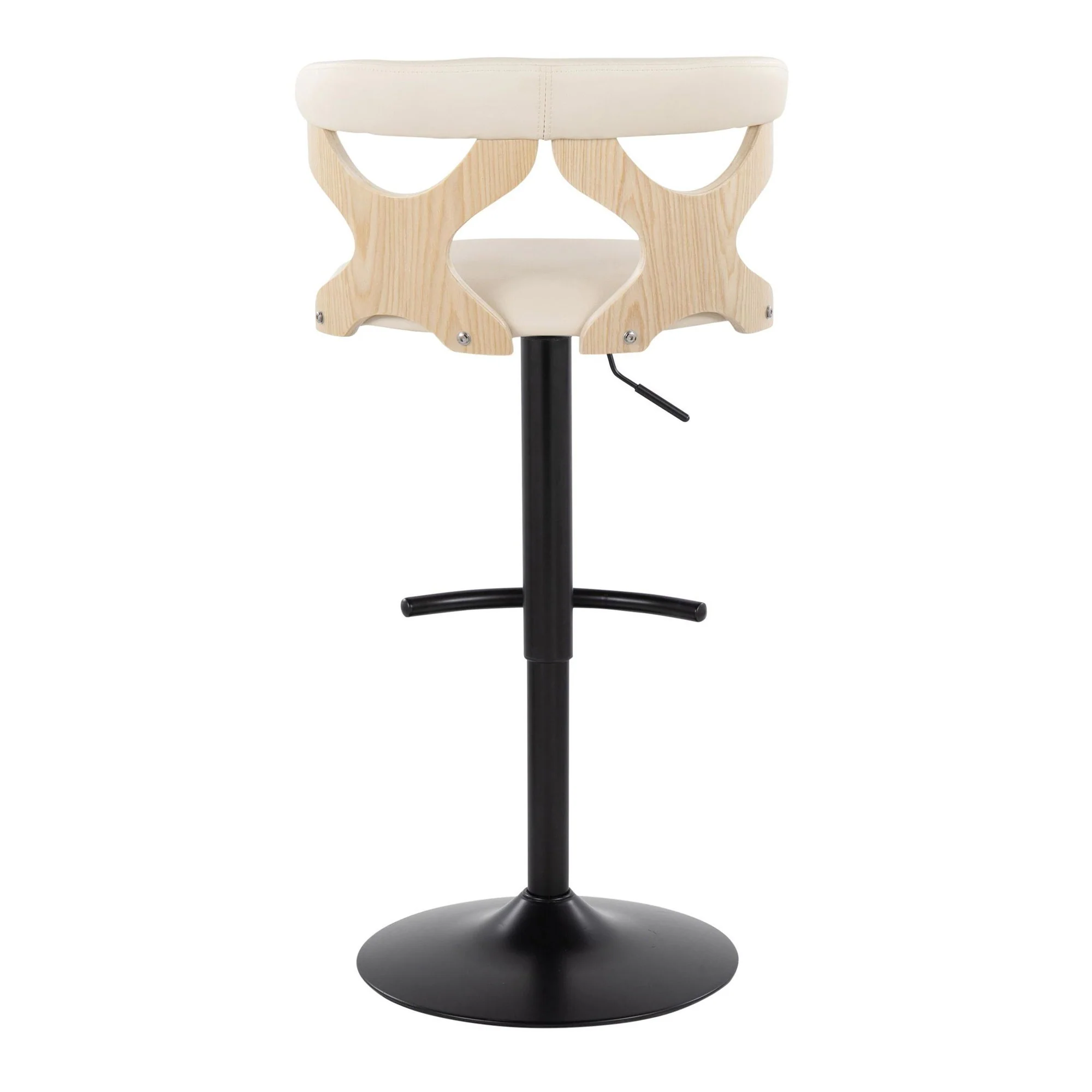 Gardenia Adjustable Barstool - Set of 2 By LumiSource - BS-GARDPU-RT2 BKNACR2 - Image 10