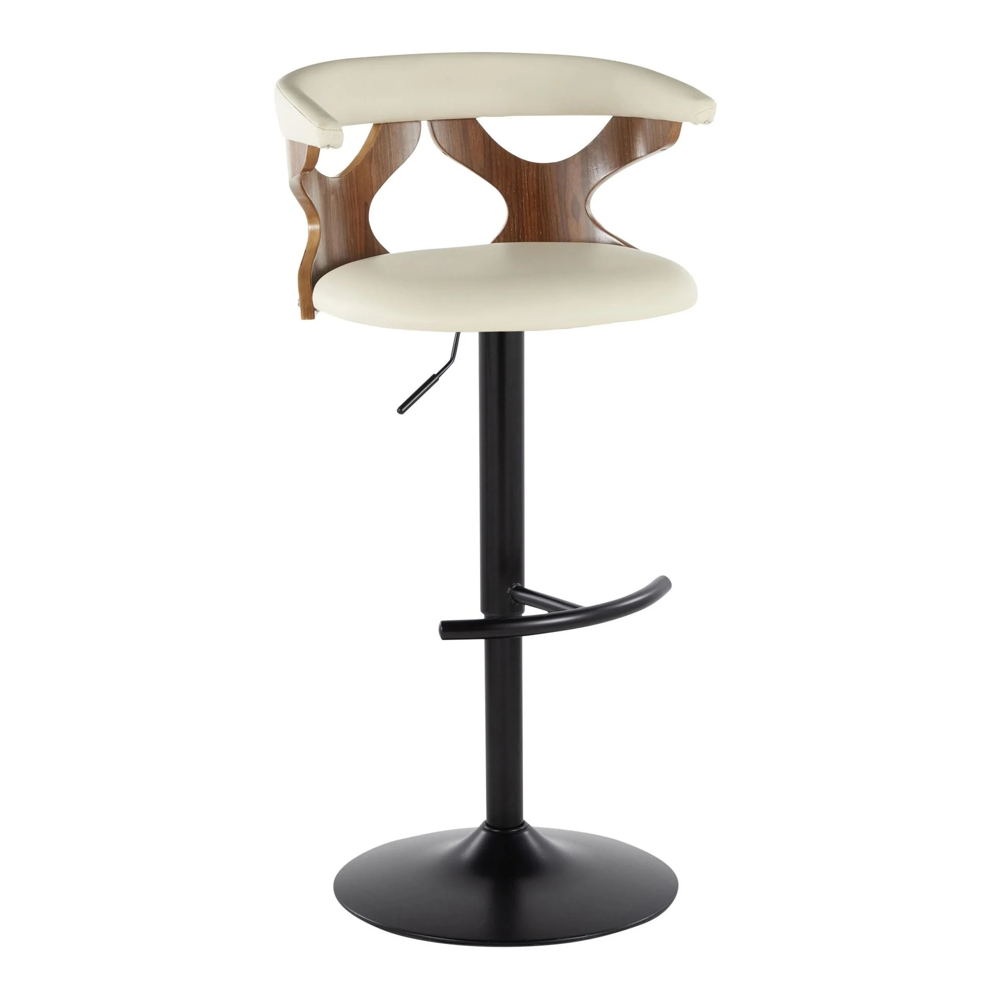 Gardenia Adjustable Barstool - Set of 2 By LumiSource - BS-GARDPU-RT2 BKNACR2 - Image 16