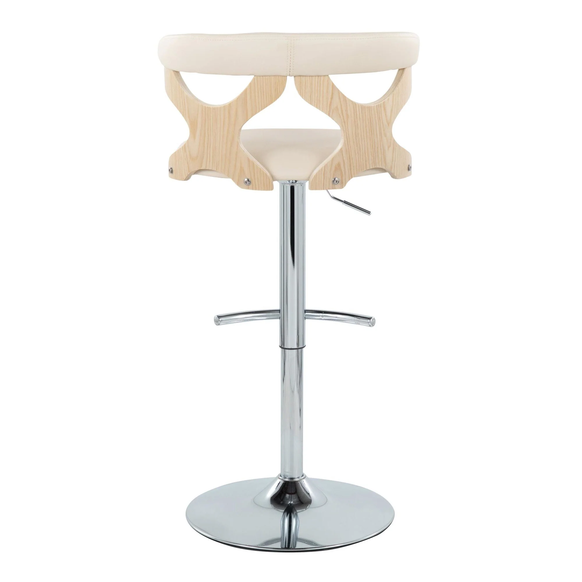 Gardenia Adjustable Barstool - Set of 2 By LumiSource - BS-GARDPU-RT2 CHRNACR2 - Image 10