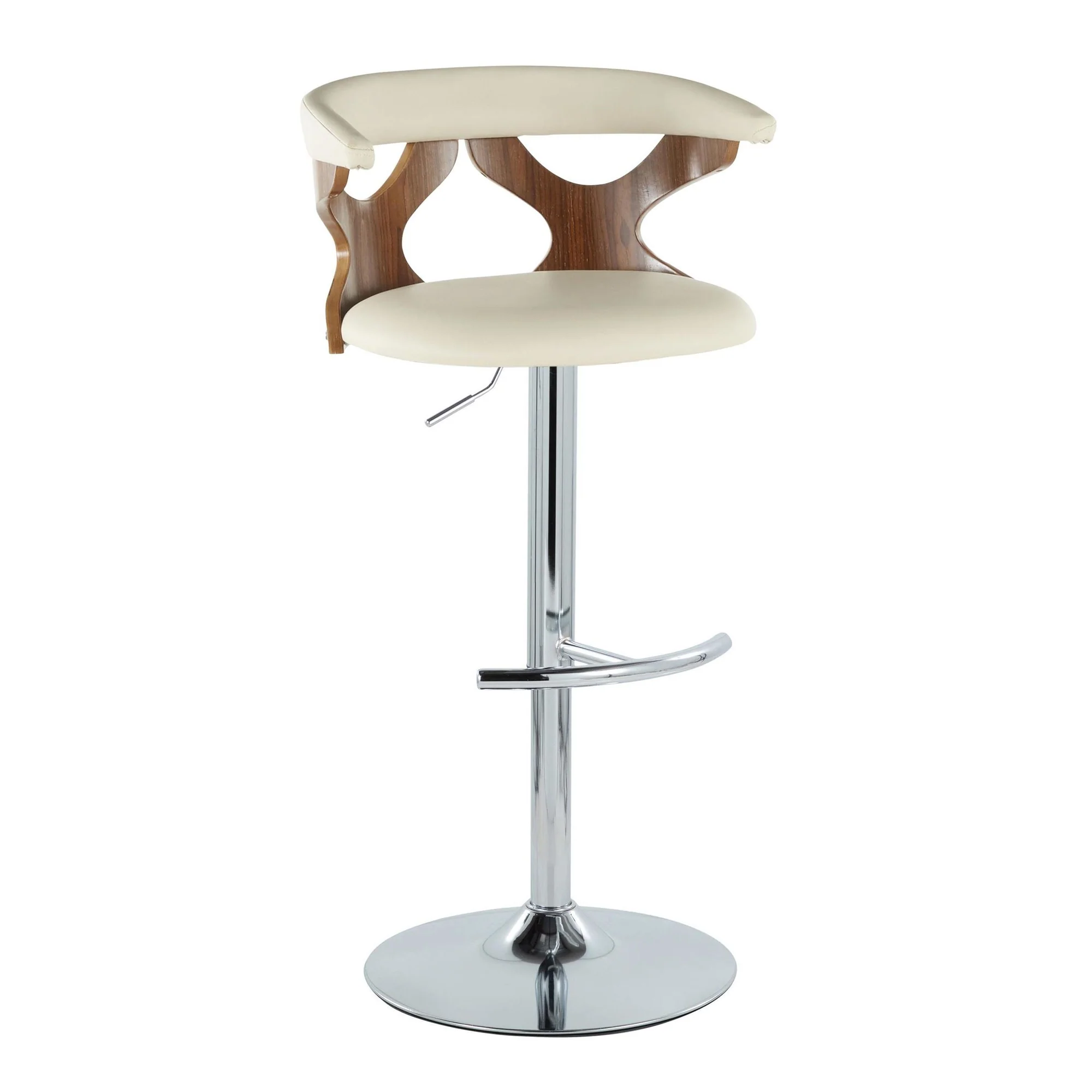 Gardenia Adjustable Barstool - Set of 2 By LumiSource - BS-GARDPU-RT2 CHRNACR2 - Image 16