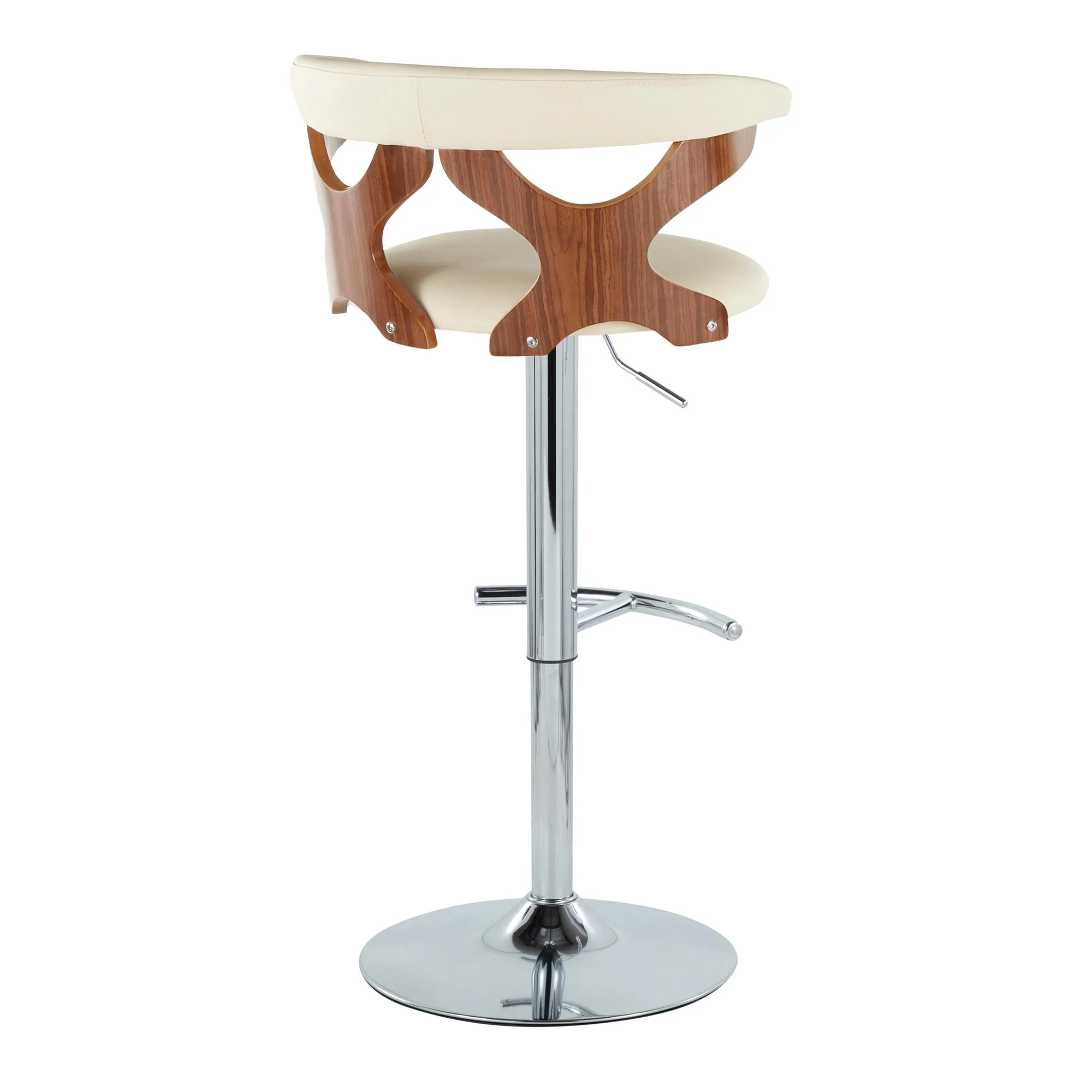 Gardenia Adjustable Barstool - Set of 2 By LumiSource - BS-GARDPU-RT2 CHRNACR2 - Image 18