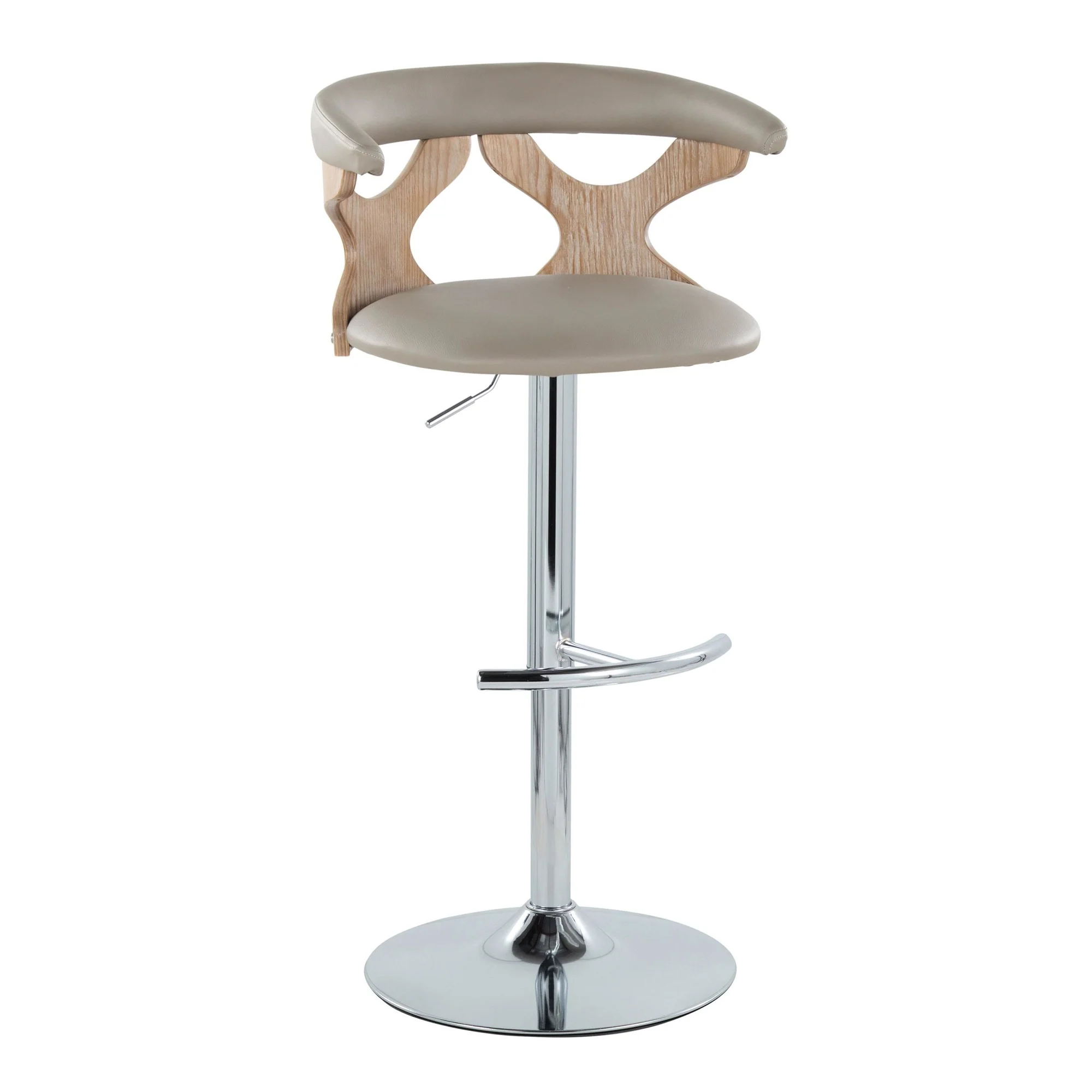 Gardenia Adjustable Barstool - Set of 2 By LumiSource - BS-GARDPU-RT2 CHRNACR2 - Image 26