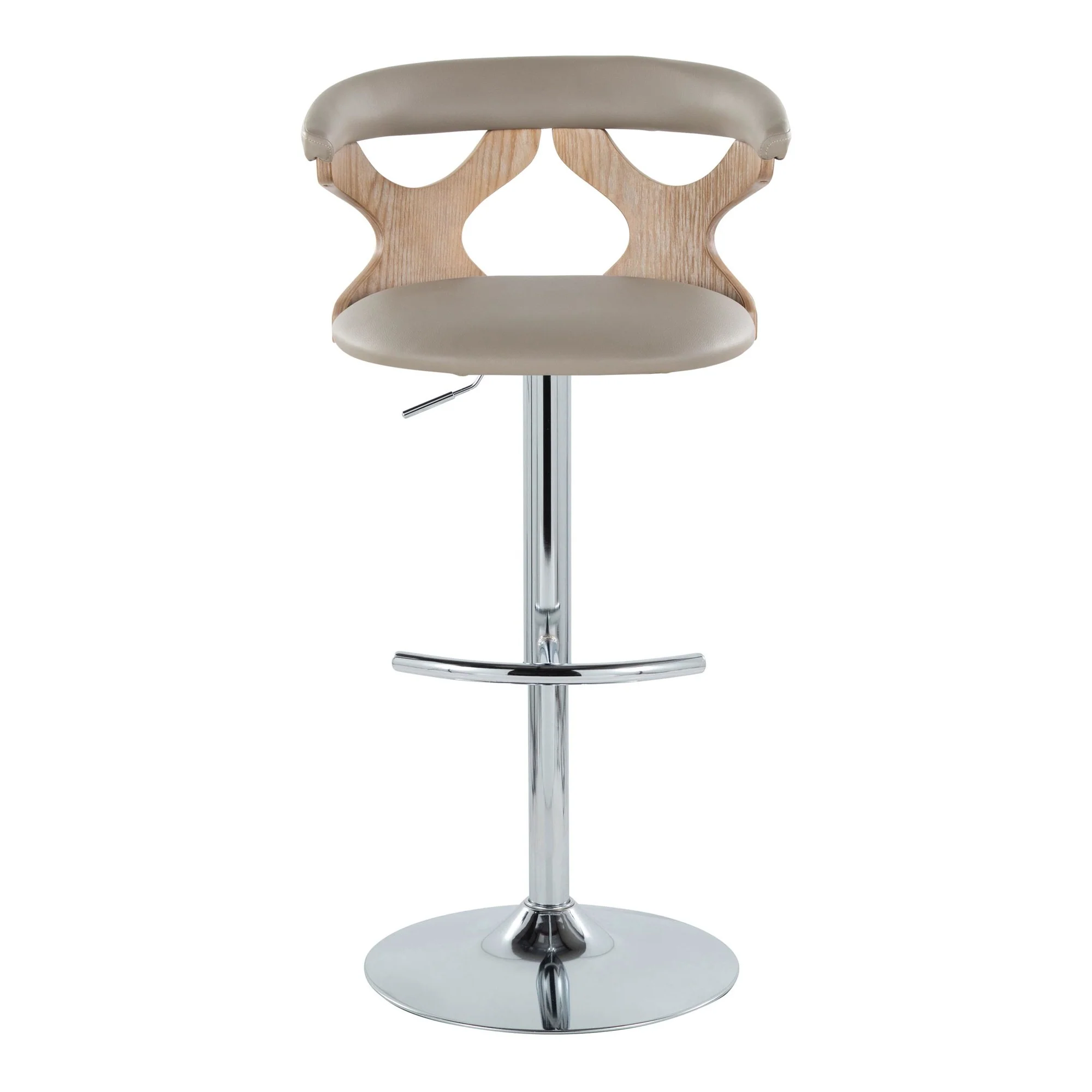 Gardenia Adjustable Barstool - Set of 2 By LumiSource - BS-GARDPU-RT2 CHRNACR2 - Image 29