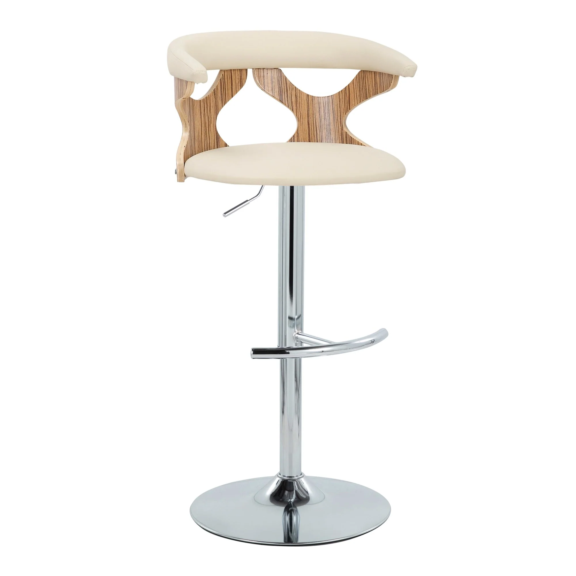 Gardenia Adjustable Barstool - Set of 2 By LumiSource - BS-GARDPU-RT2 CHRNACR2 - Image 36