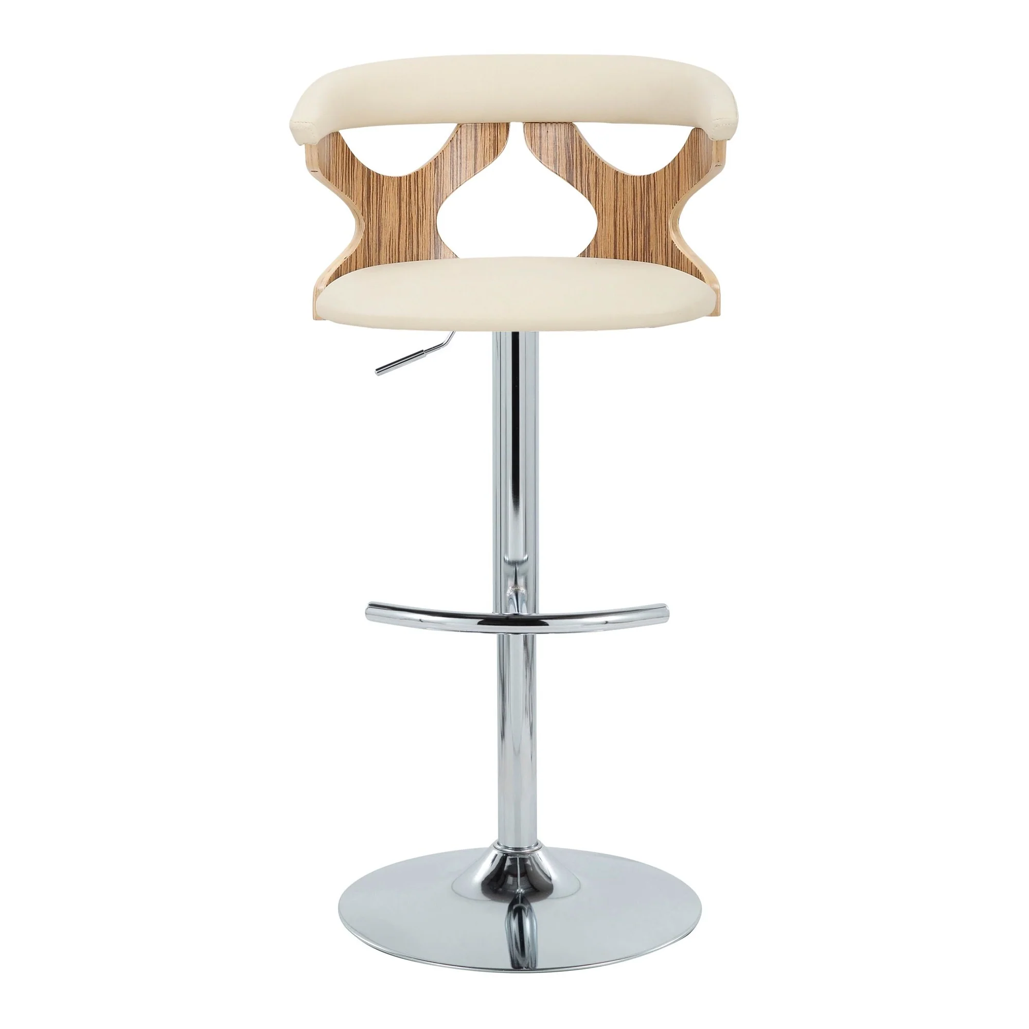 Gardenia Adjustable Barstool - Set of 2 By LumiSource - BS-GARDPU-RT2 CHRNACR2 - Image 39