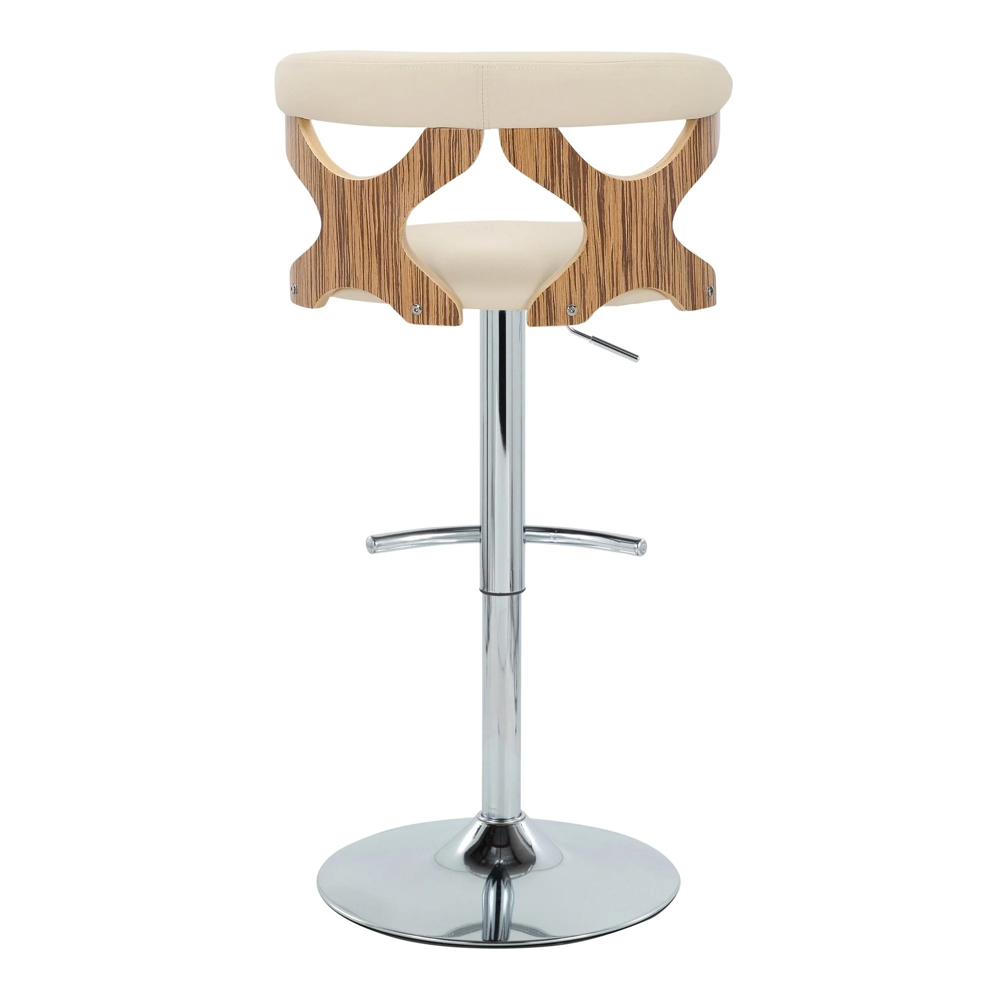 Gardenia Adjustable Barstool - Set of 2 By LumiSource - BS-GARDPU-RT2 CHRNACR2 - Image 40