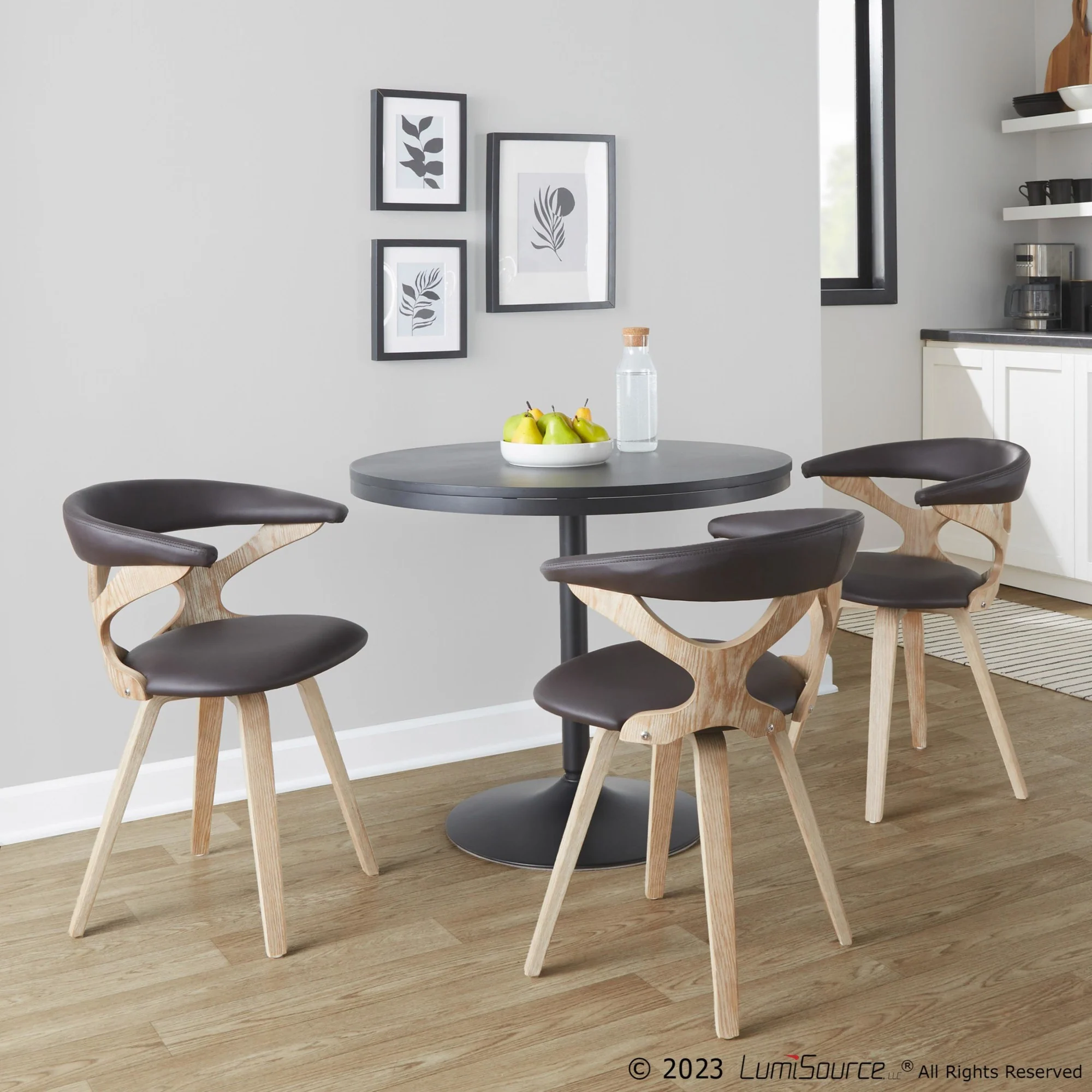 Gardenia Chair Cream By LumiSource - Image 15