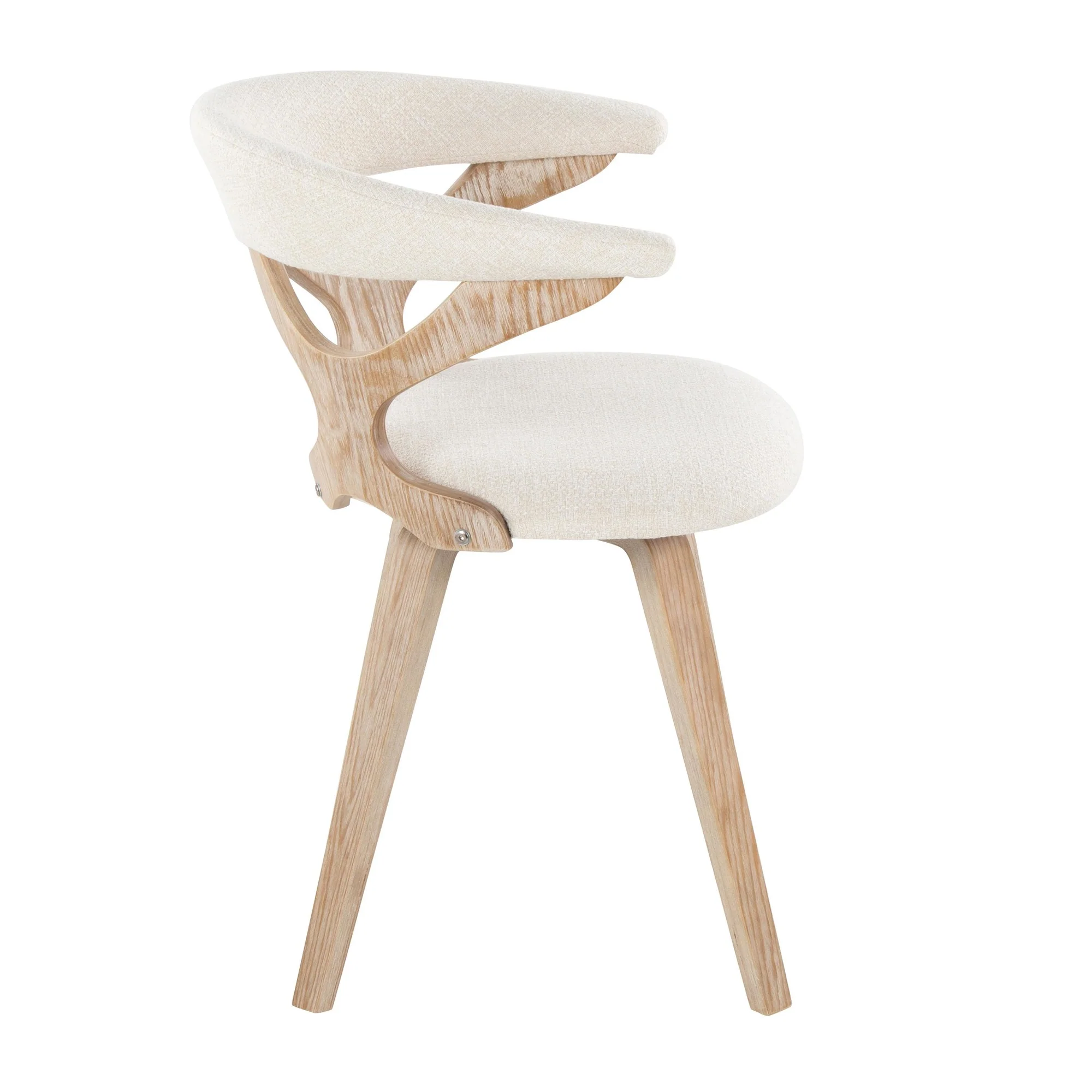 Gardenia Chair Cream By LumiSource - Image 3