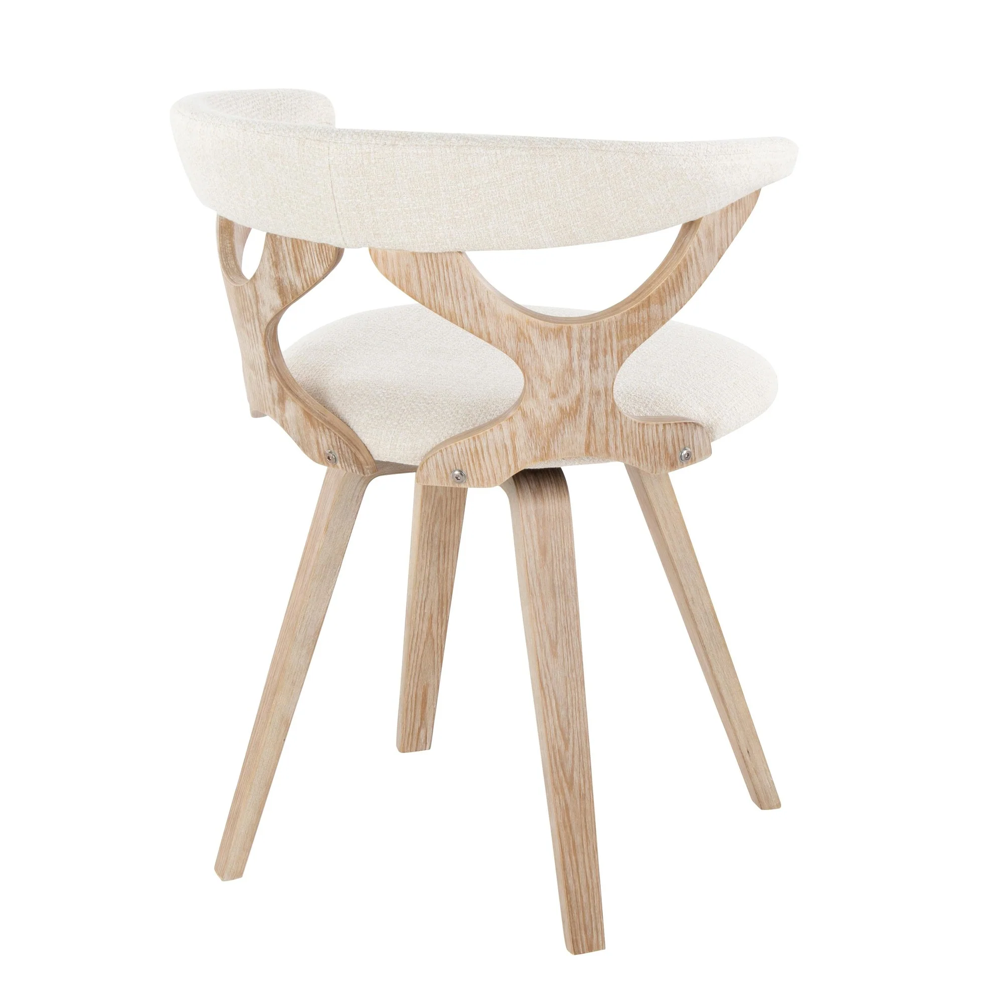 Gardenia Chair Cream By LumiSource - Image 4