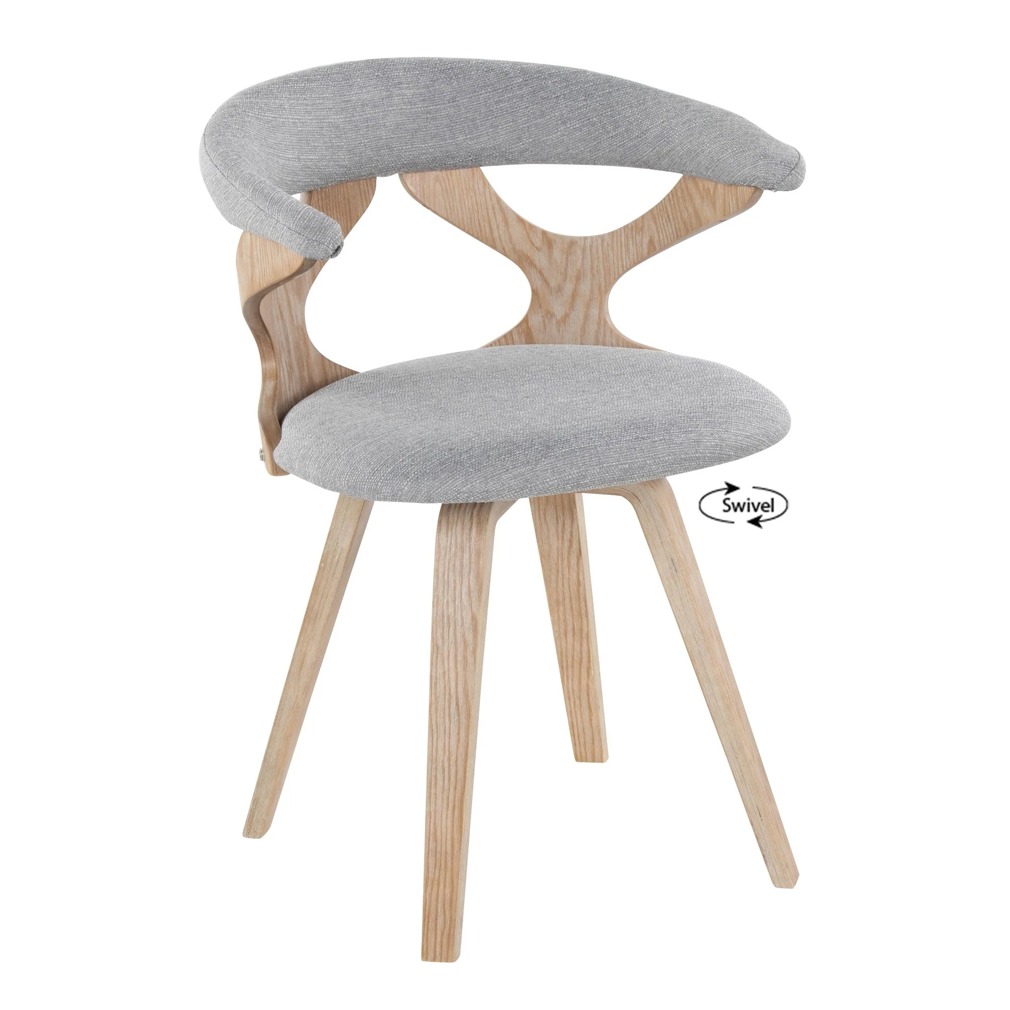 Gardenia Chair Cream By LumiSource - Image 9