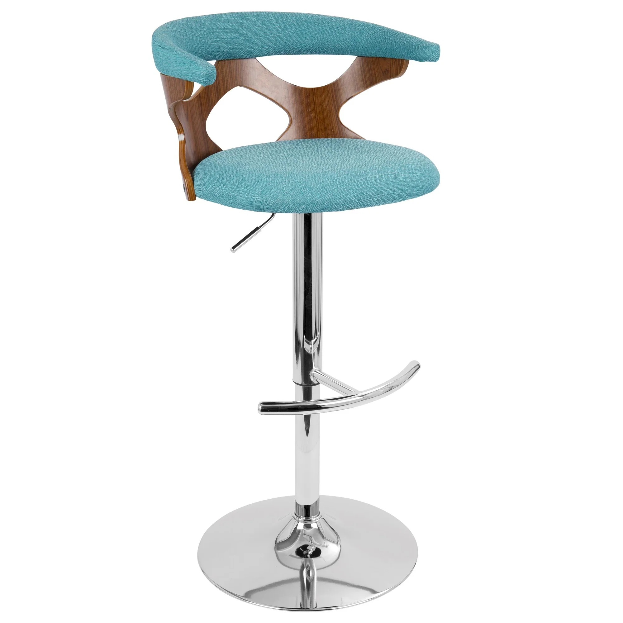 Gardenia Adjustable Barstool - Set of 2 Orange By LumiSource - Image 17